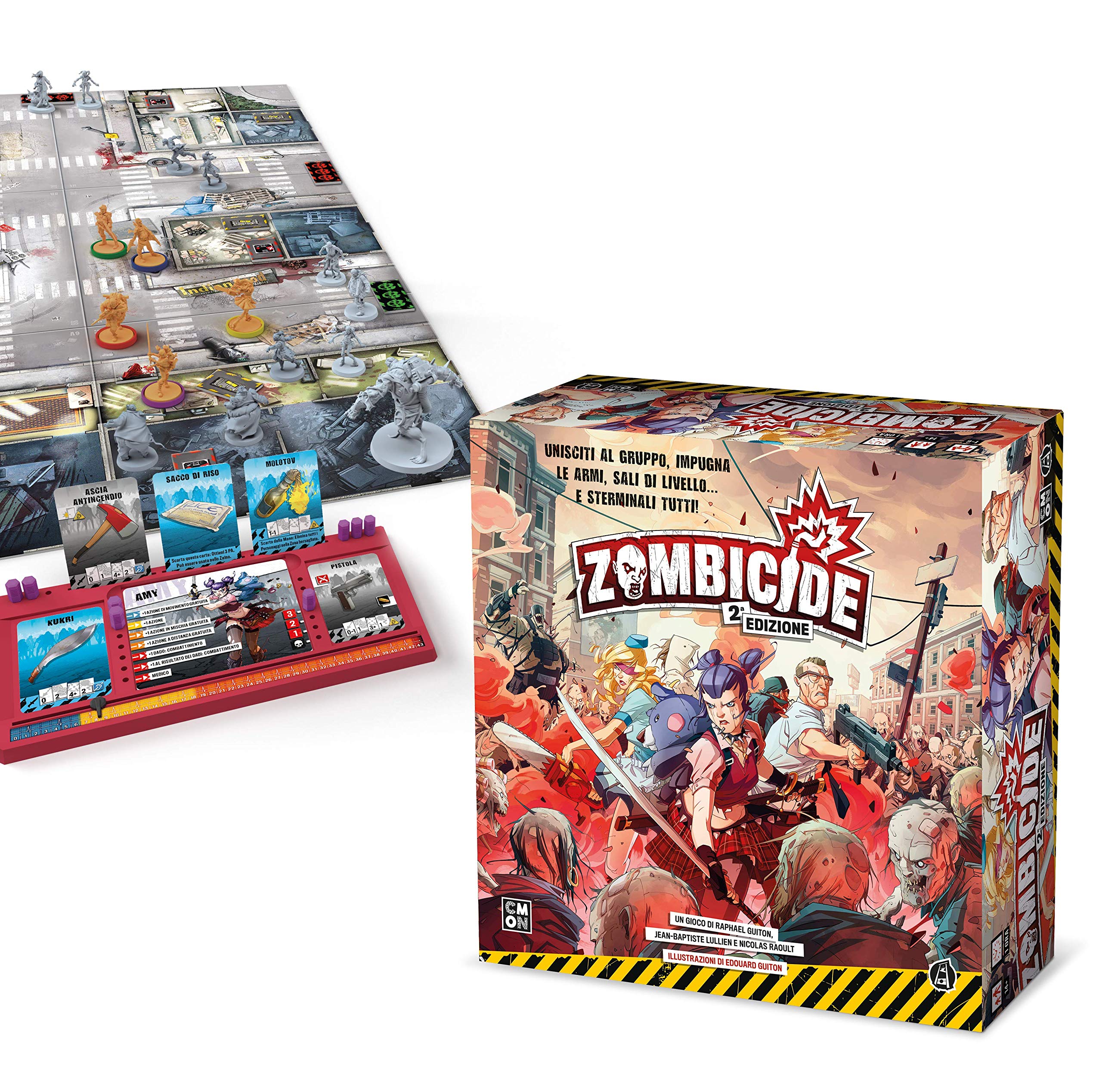 Asmodee – ZOMBICIDE: SECONDA EDIZIONE – Gioco da Tavolo Collaborativo – Gioco Base – 1-6 Giocatori – 14+ Anni – Edizione in Italiano