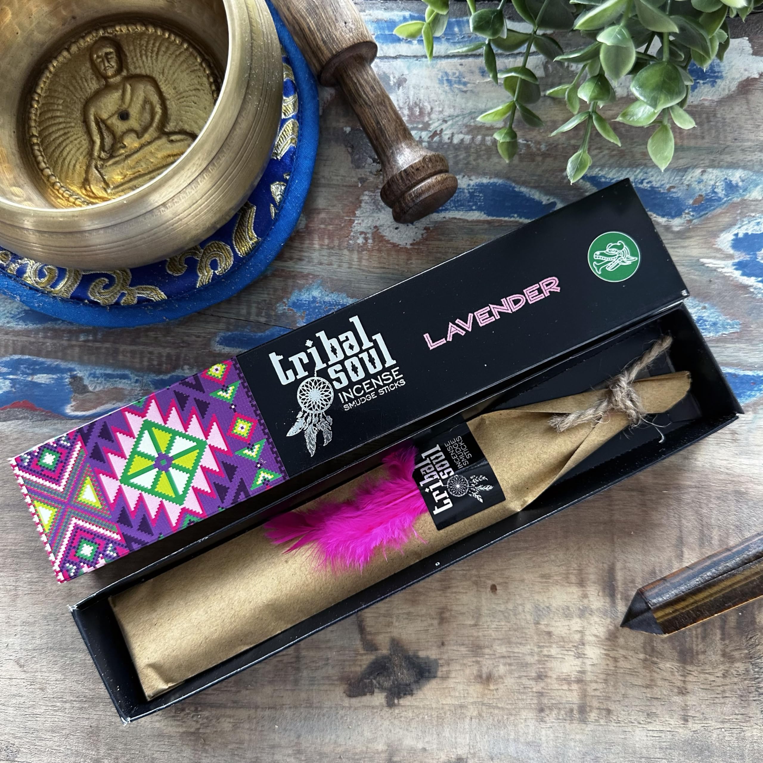 Tribal Soul Multicolor Incense Smudge Sticks: Cleanse, Relax, And Rejuvenate : (Lavender)