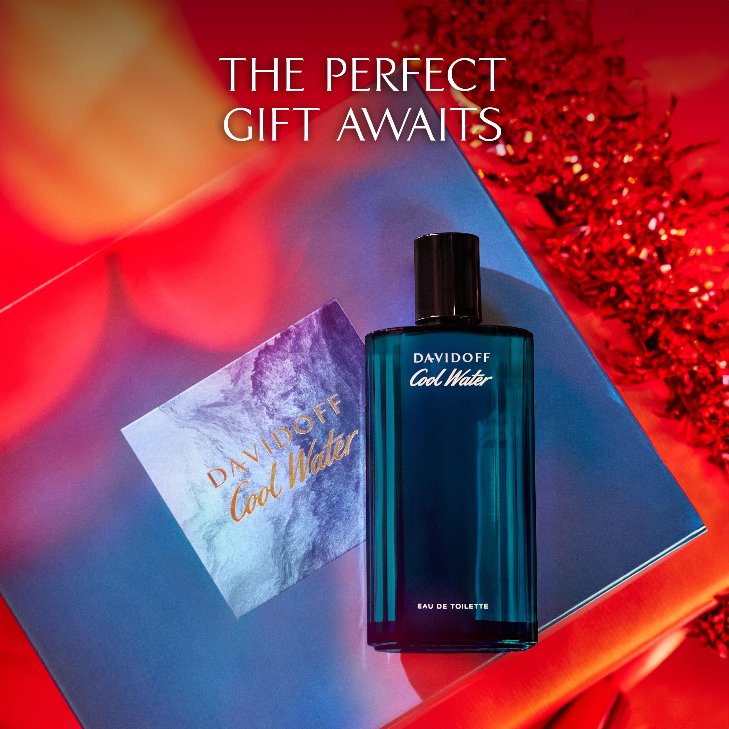 Davidoff Cool Water Eau de Toilette – Fougère-Duft für Herren – Mit Koriander, Lavendel und Amber – Langanhaltender Duft
