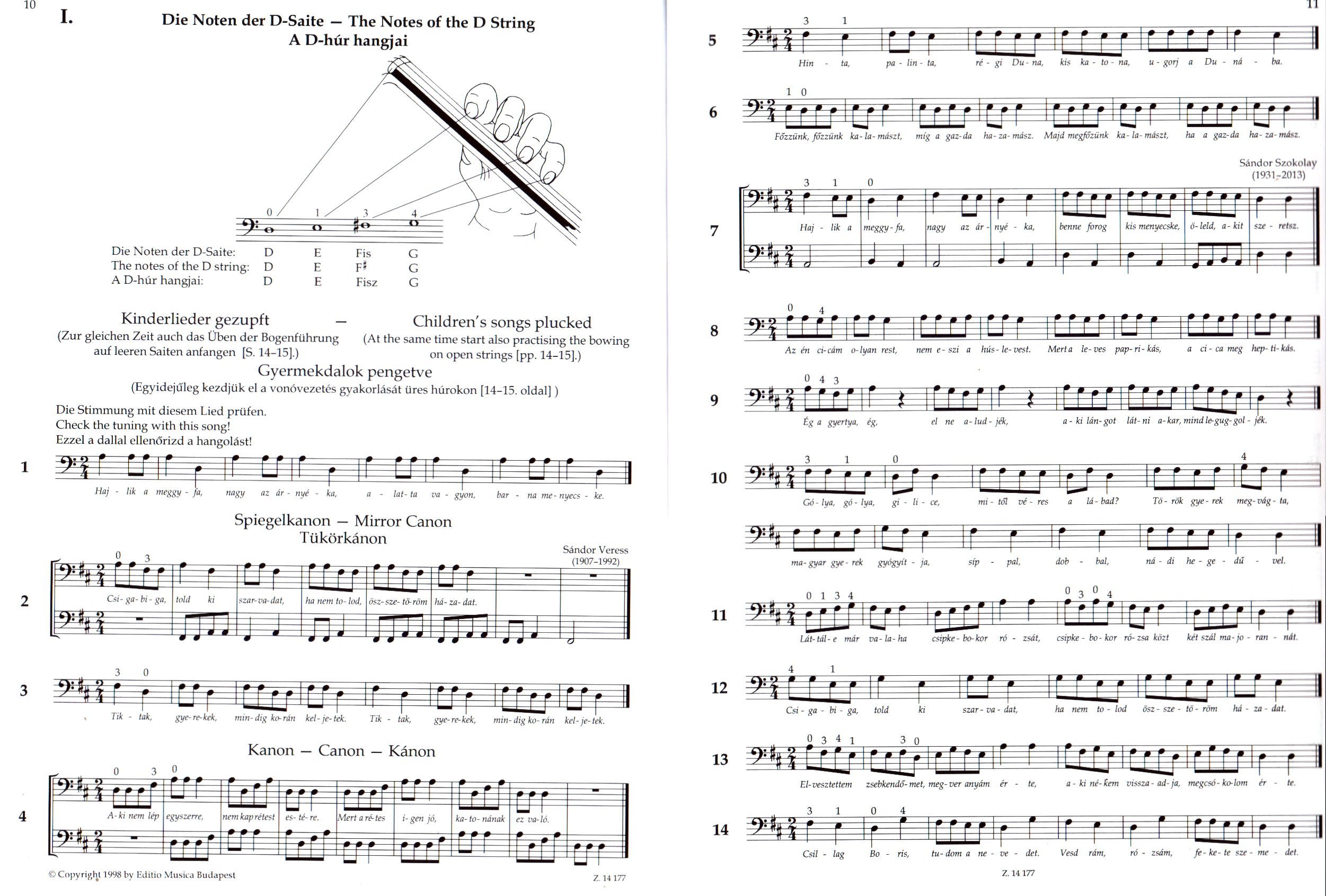 Violoncello ABC von Arpad Pejtsik - Violoncello-Schule mit bunter herzförmiger Notenklammer - 9790080141779