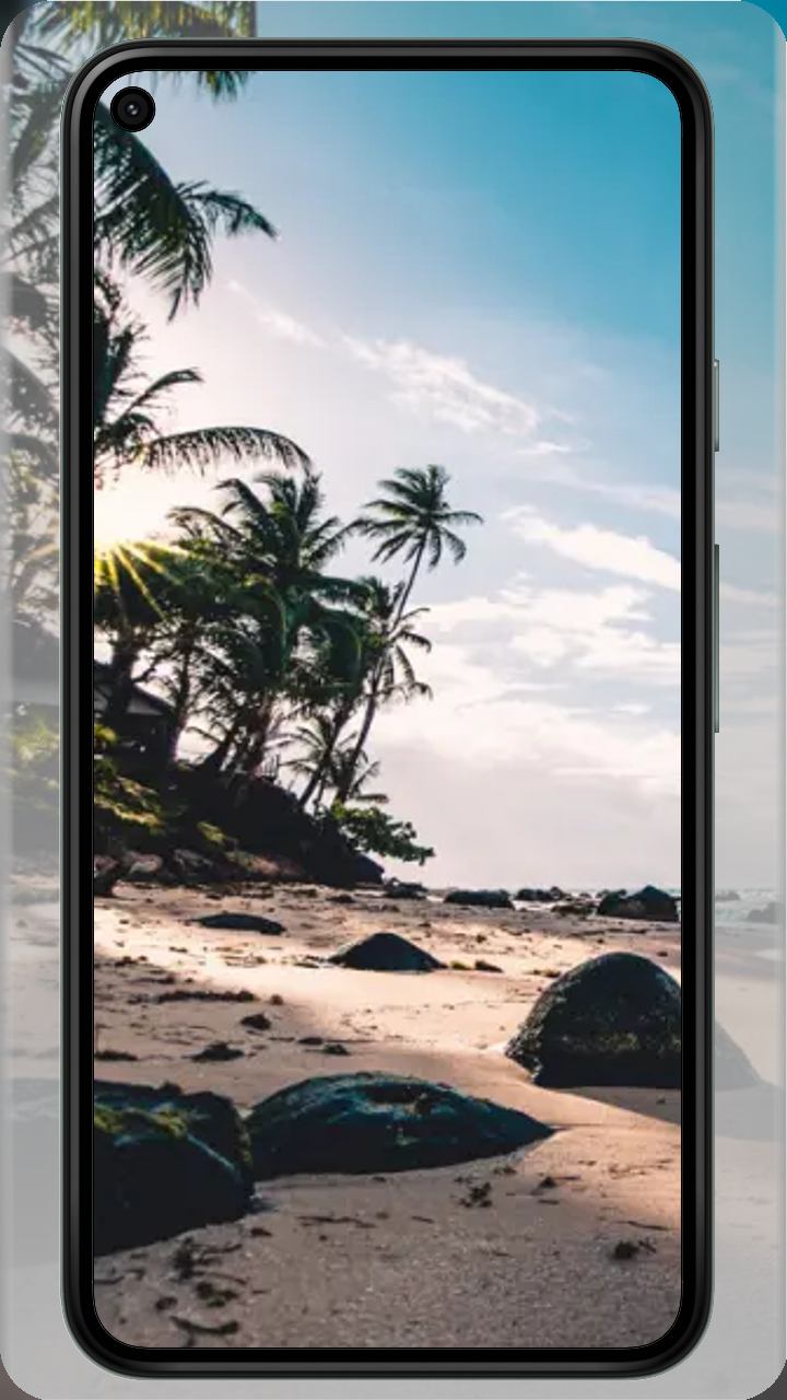 Beach Wallpapers - Coastal Bliss 4K | Tropical HD Lock Screen - App on ...