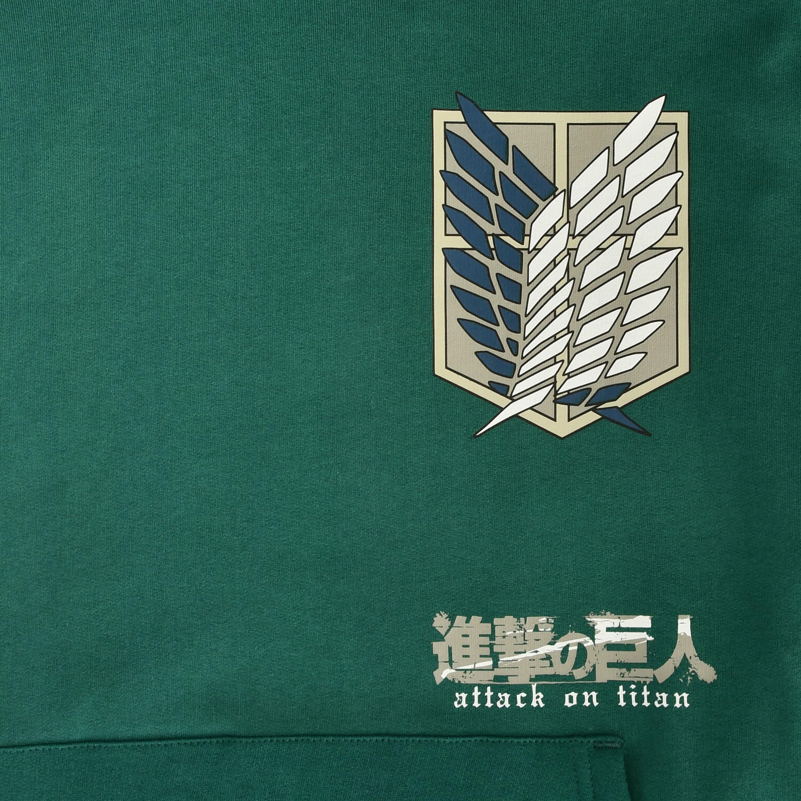 Elbenwald Anime - Sudadera con capucha Sailor Moon, Attack on Titan y One Piece bolsillo frontal multicolor