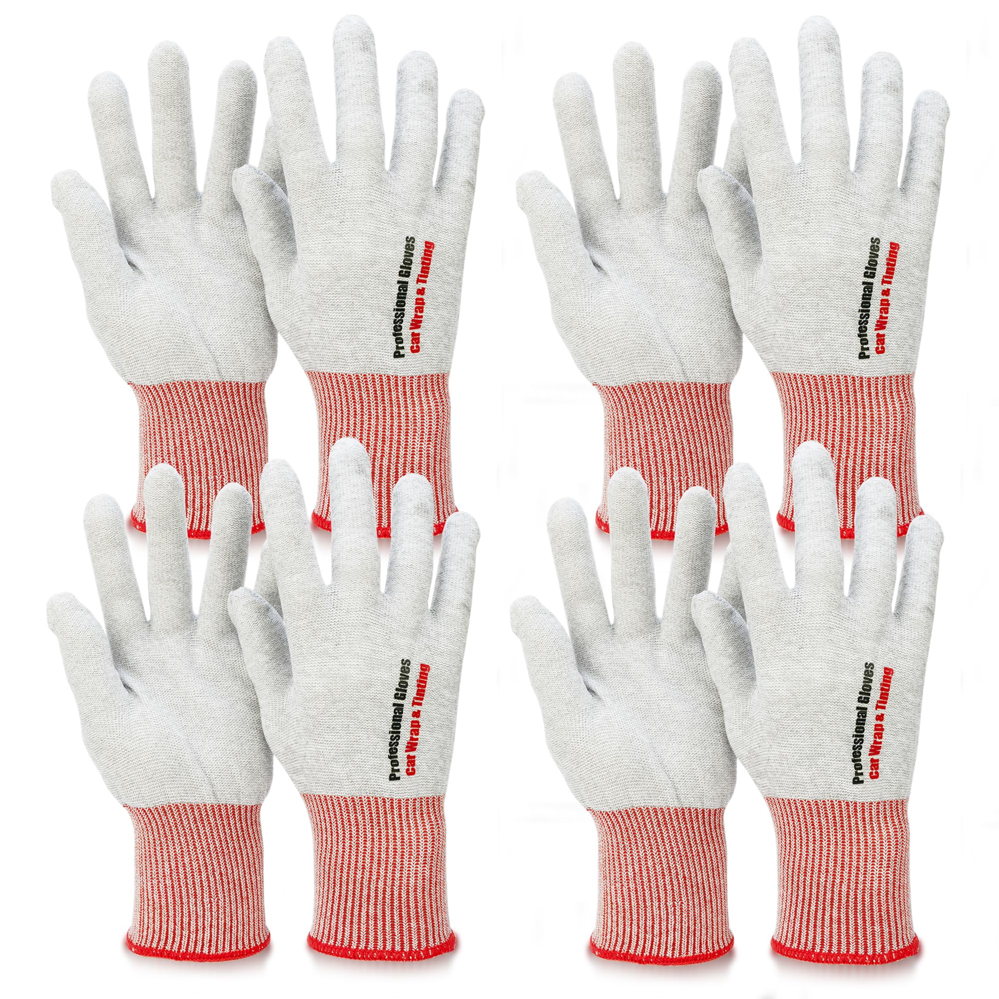 Umaki 4Pack ESD Anti Static Carbon Fiber Gloves, Touchscreen Safety Gloves
