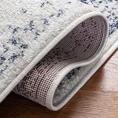 Miniatura 37 de Safavieh colección Adirondack - Alfombra de área, 6 x 9 pies, gris y azul, diseño oriental desgastado, no desprende pelusa, fácil cuidado, ideal