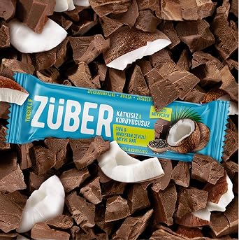 Züber Chia ve Hindistan Cevizli Meyve Bar 40g x 12 Adet
