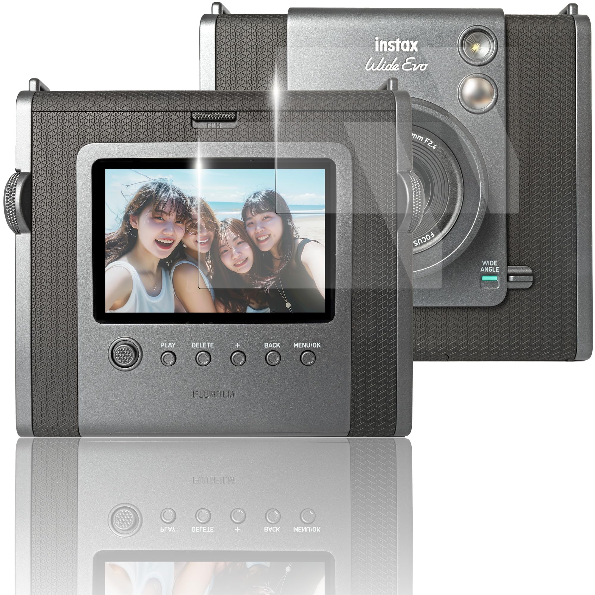 Amazon | sanwatrade ガラスフィルム FUJIFILM用 instax WIDE Evo 専用