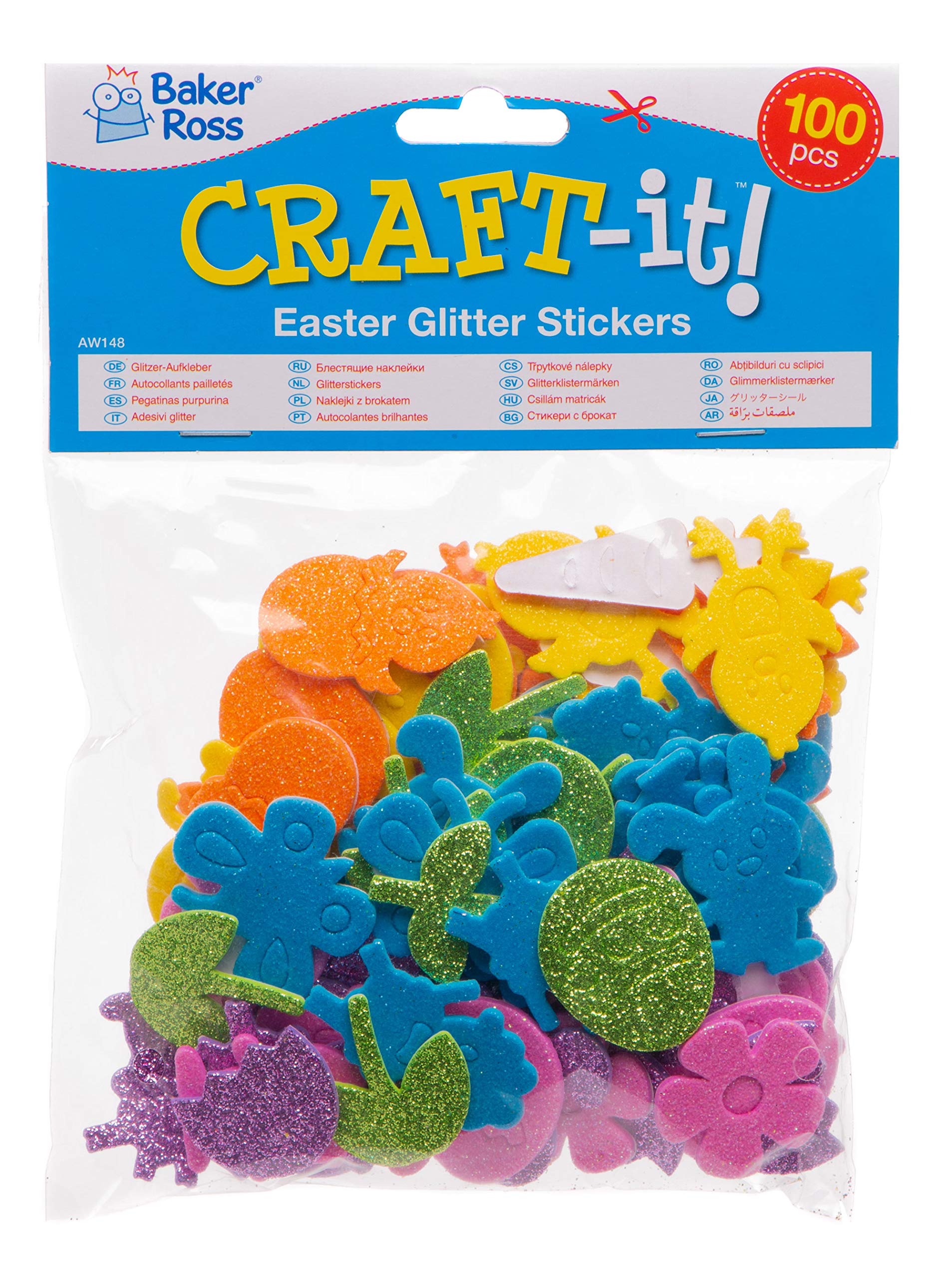 Baker Ross AX695 Zelfklevende Juwelen Pack Van 200, Diverse Gem Sticker Ambachtelijke Versieringen Voor Kinderen Kunst En Ambachten Decoreren 750702965