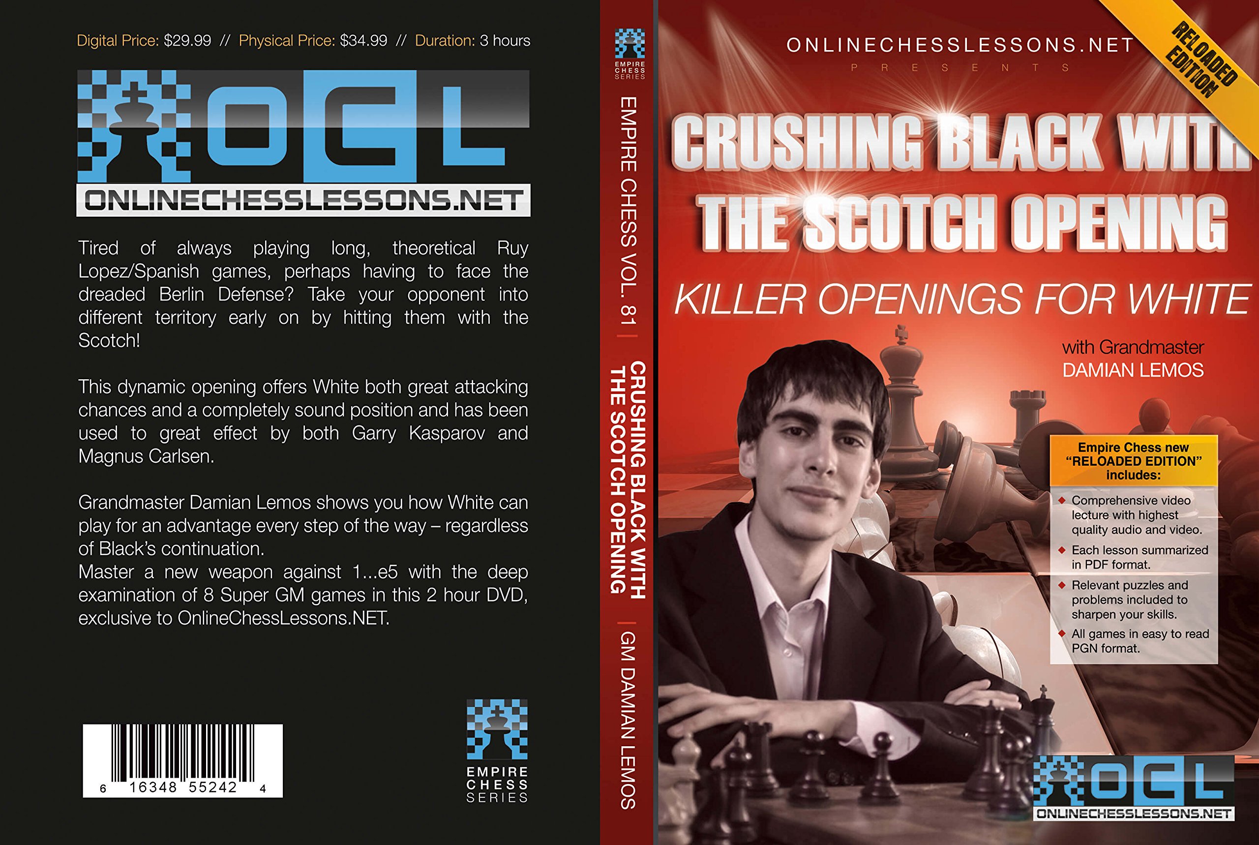 iChess.net Crushing Black with The Scotch Opening - Empire Chess