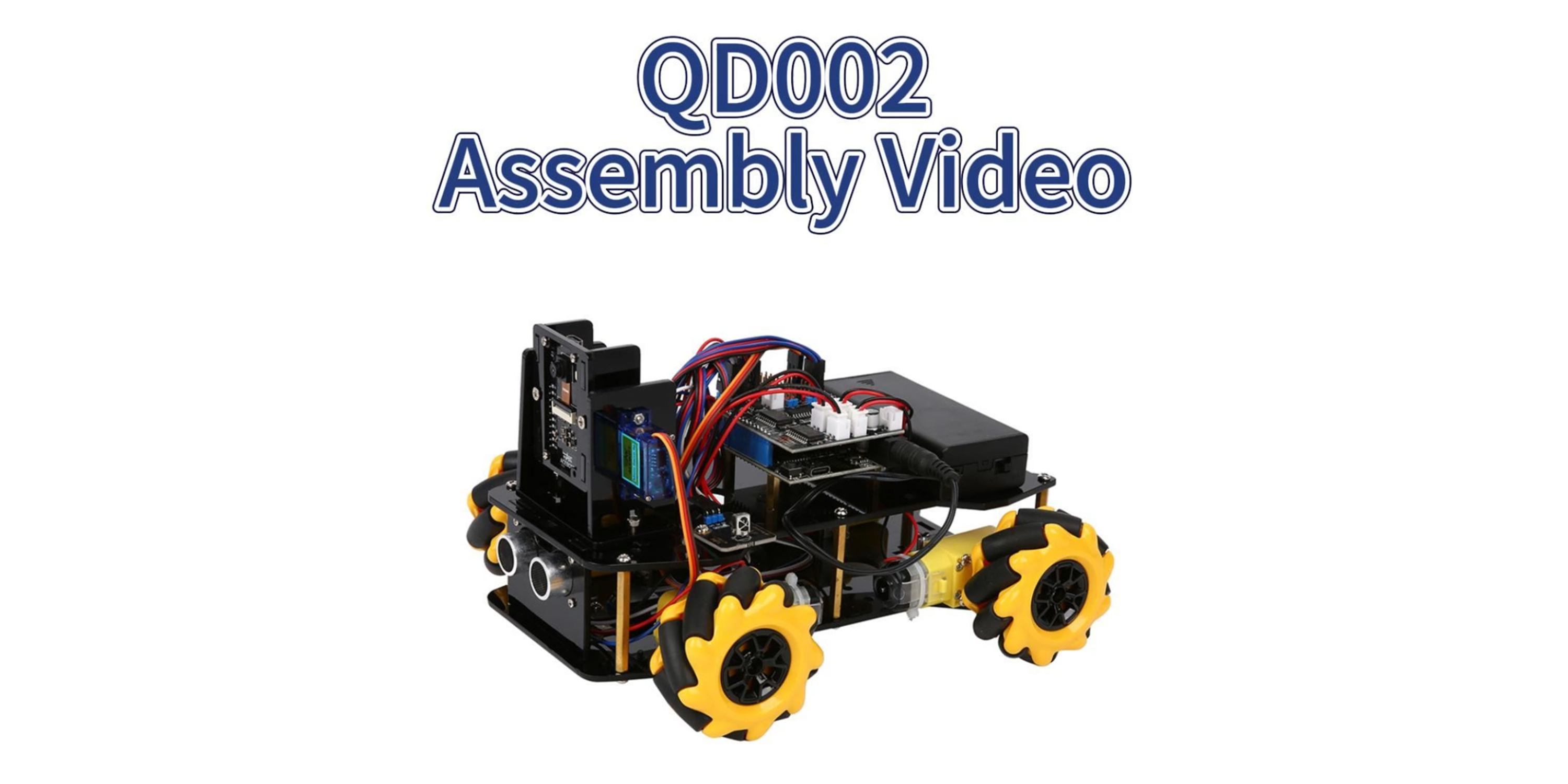 Watch ACEBOTT Smart Camera Robot Car Kit Assembly Tutorial on Amazon Live