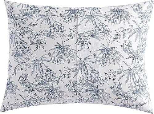 Miniatura 8 de Tommy Bahama - Juego de funda de edredón tamaño Queen, juego de ropa de cama reversible de algodón con fundas a juego, decoración costera del hogar