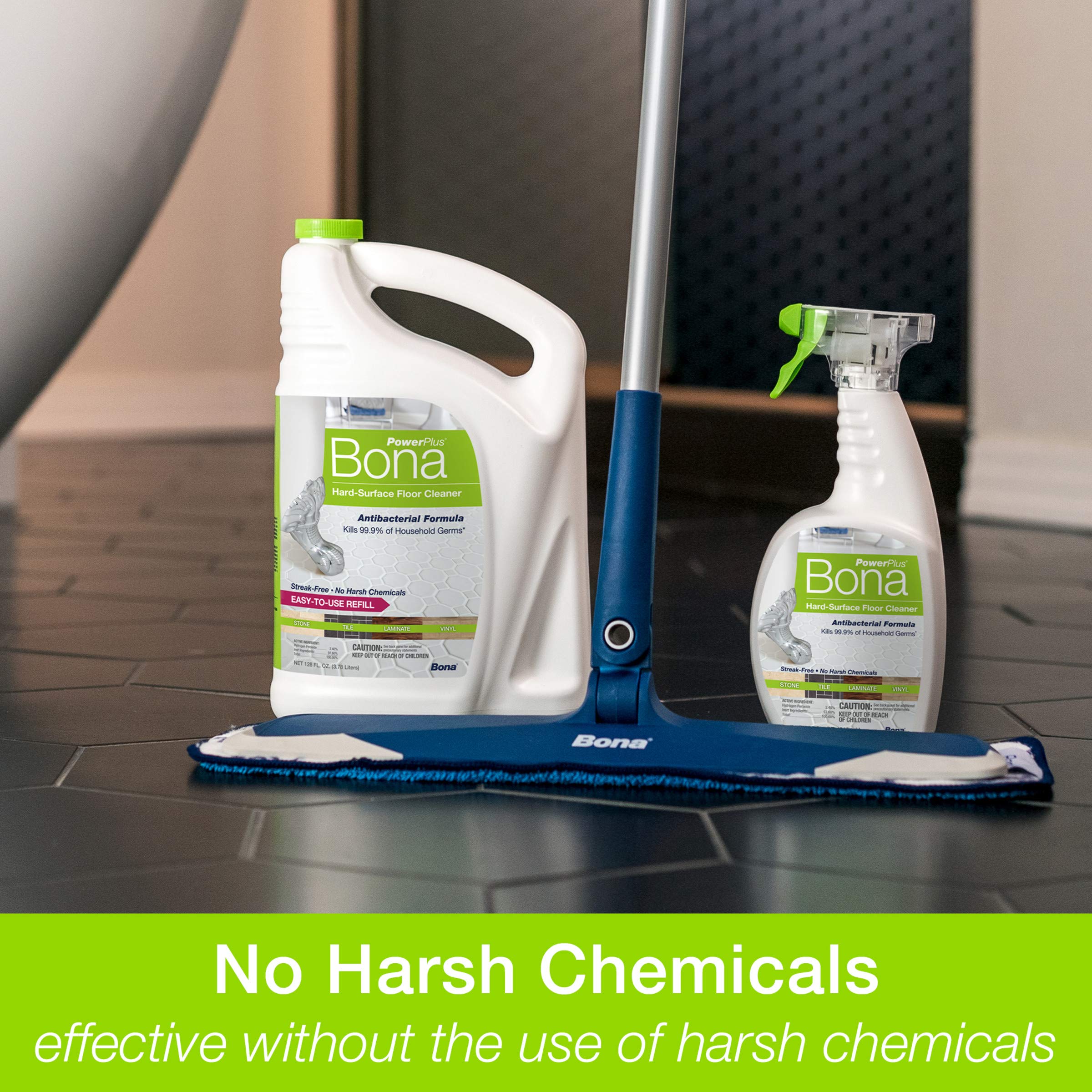 Buy Bona PowerPlus Antibacterial HardSurface Floor Cleaner Spray, for