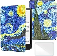 Vista 14 de Funda inteligente compatible con Kindle Paperwhite de 5ª/6ª/7ª generación (lanzado 2012-2018 - Modelo No.: EY21 y DP75SDI), incluye un protector