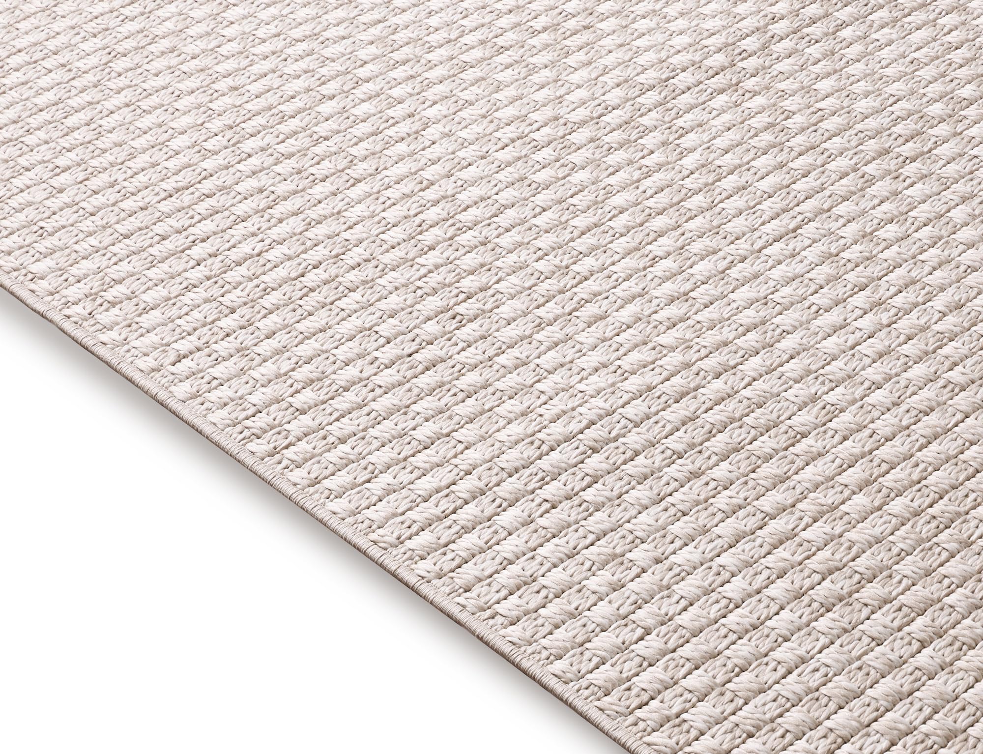 the carpet Maldives – Beige, 160 x 230 cm – Outdoor Teppich wetterfest – Balkonteppich für Terrasse, Garten – robuster Flachgewebe Teppich pflegeleicht – auch als Indoor Teppich Wohnzimmer Küche