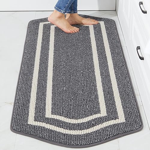 Miniatura 1 de COSY HOMEER Tapetes largos de cocina para el frente del fregadero, alfombras y tapetes de cocina súper absorbentes, de 24 x 59 pulgadas, tapete de
