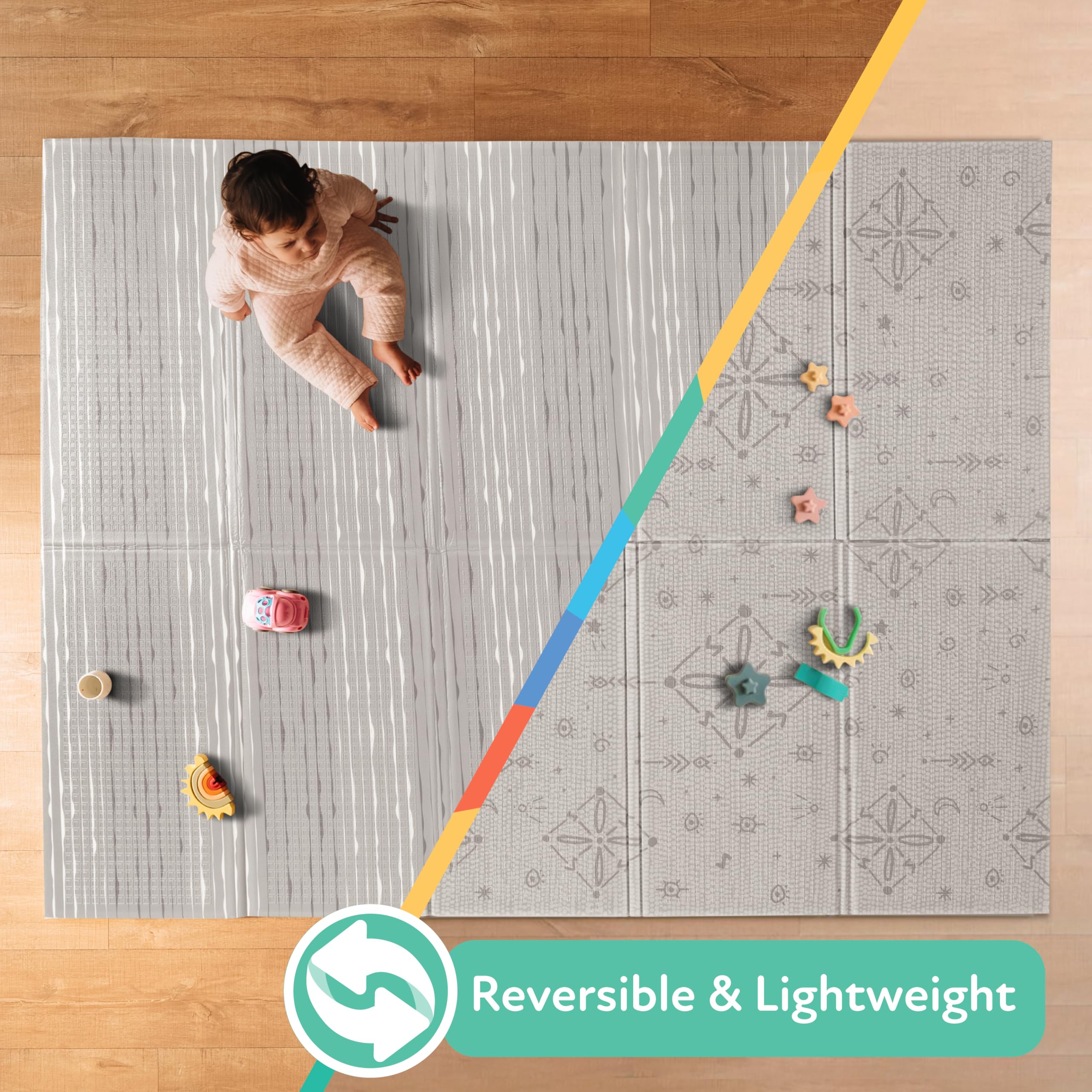Nuby Reversible Baby Floor Mat Gallery Image