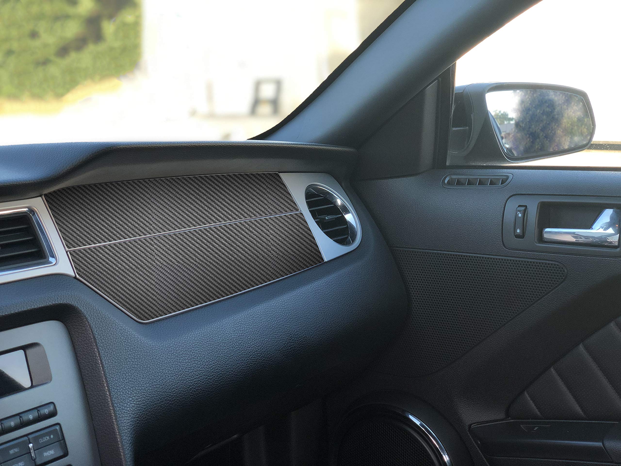 TufSkinz Passenger Side Dash Trim - Compatible with 2010-2014 Mustang