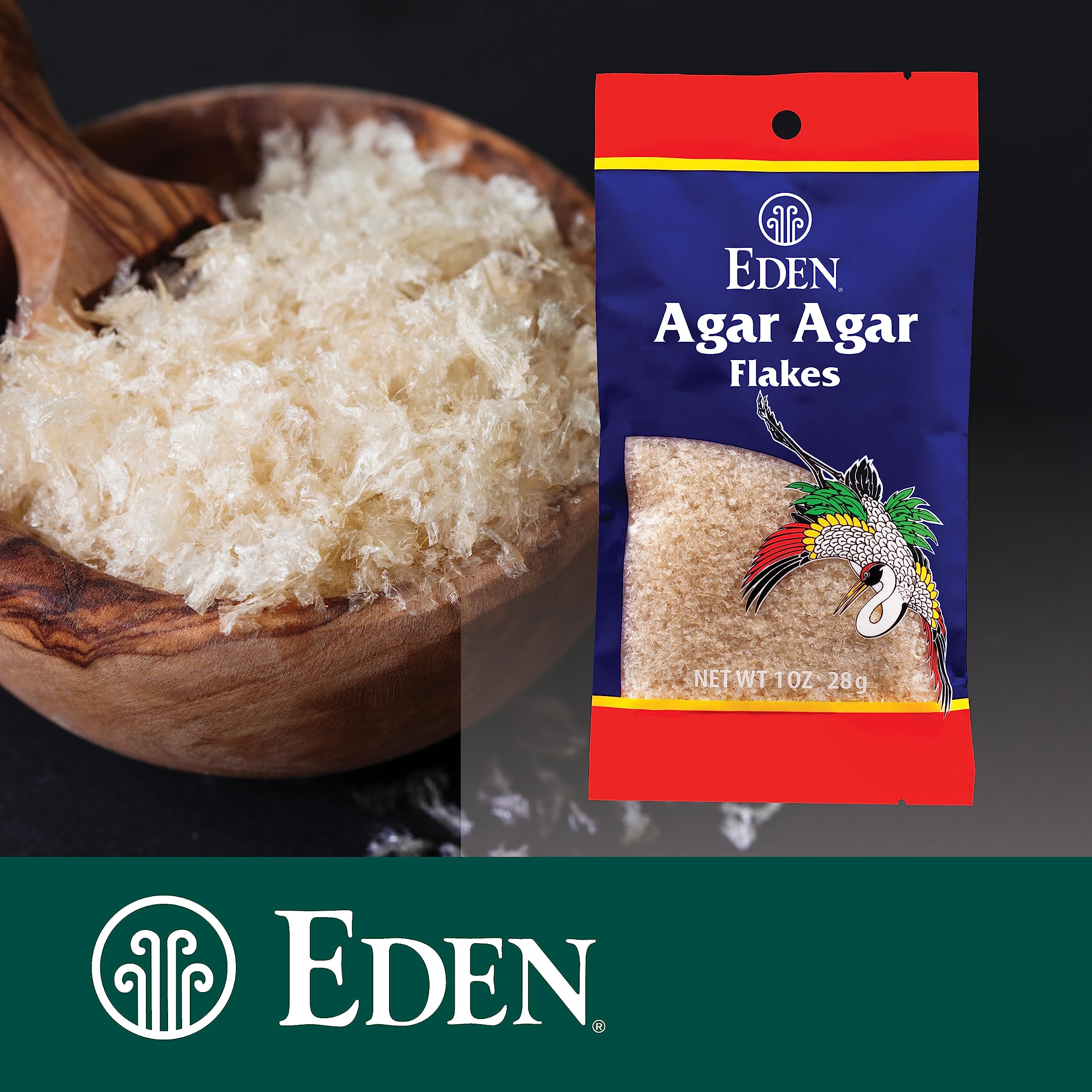 Eden Foods - fiocchi di Agar Agar mare vegetale - 1 oz.