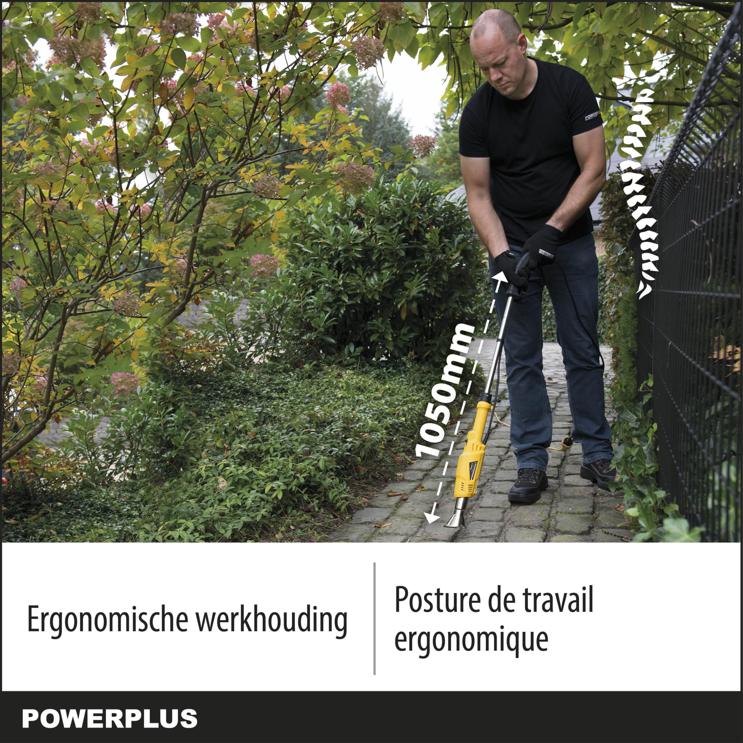 POWERPLUS POWXG6611 - Quemador de malezas 2000w