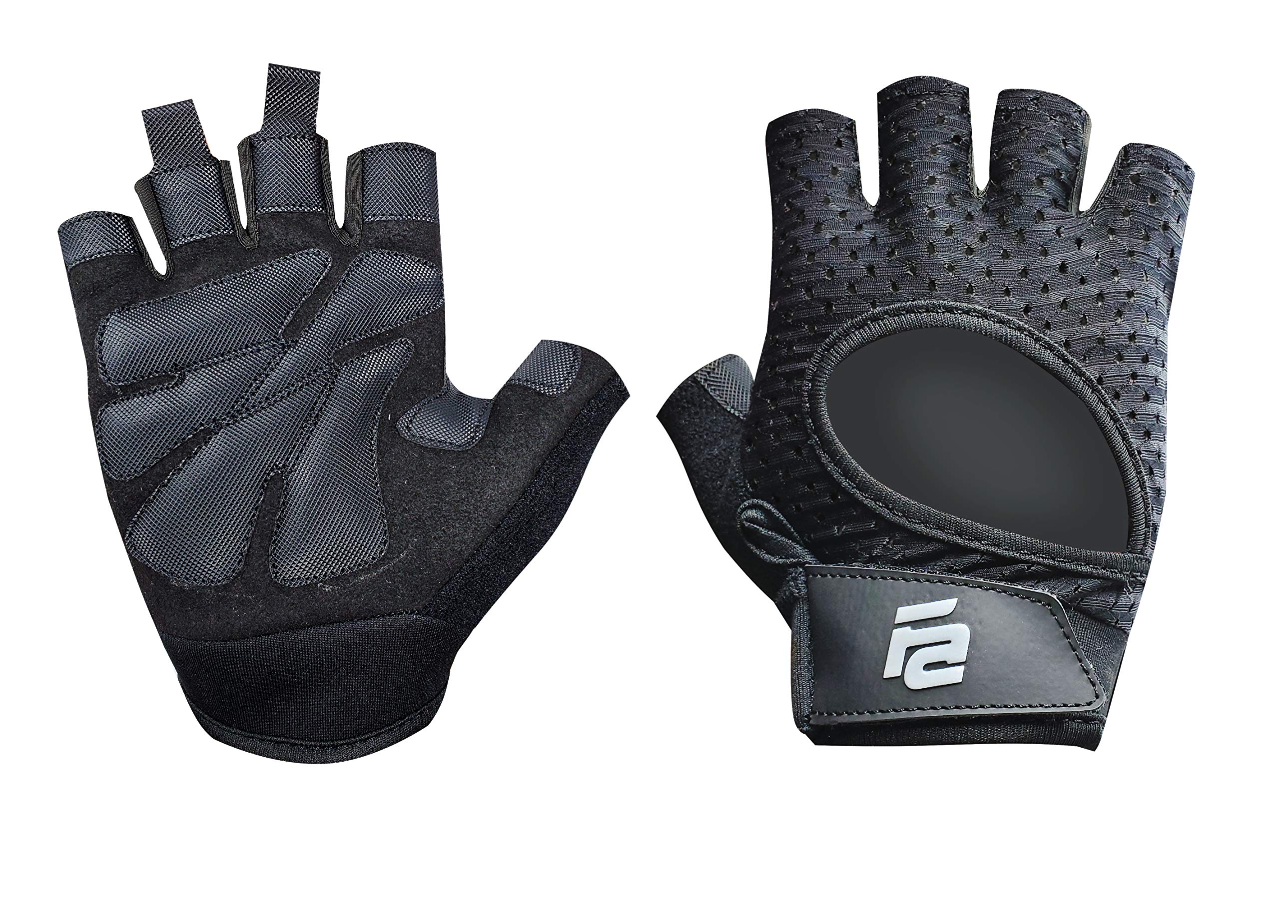 Fit Active Sports Ultimate Grip Ventilated Weight Lifting Workout Gloves  with Adjustable Wrist Wraps for Gym Exercise, Weightlifting, Pull Ups New