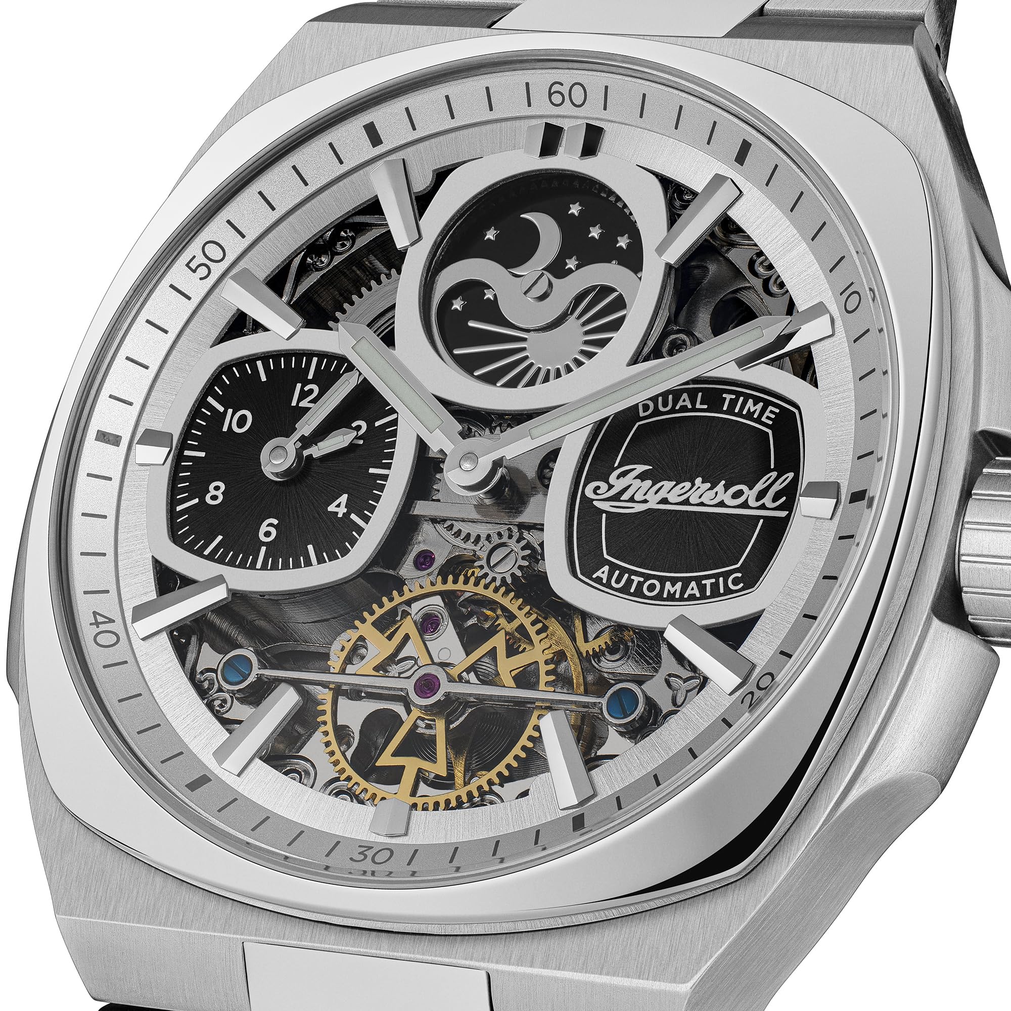 Ingersoll Reloj automático The Spirit para Hombre de 46,7 mm