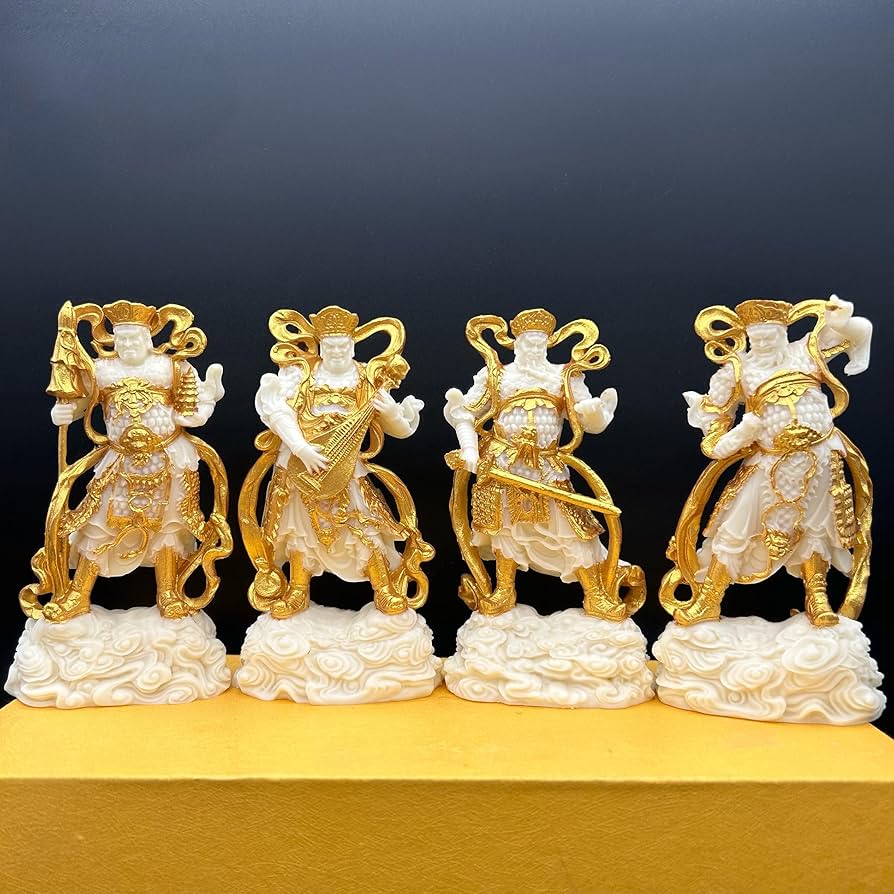 タケヤ師可動仏像・持国天、増長天、広目天、多聞天四天王像フィギュア 4体セット Amazon.co.jp: 四天王 4体セット ミニ 持国天 増長天 広目天