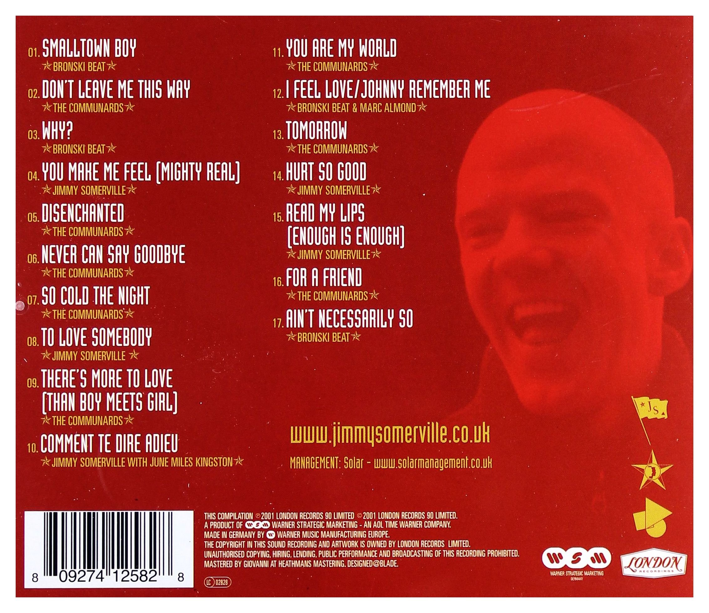 The Very Best Of Jimmy Somerville, Bronski Beat And The Communards