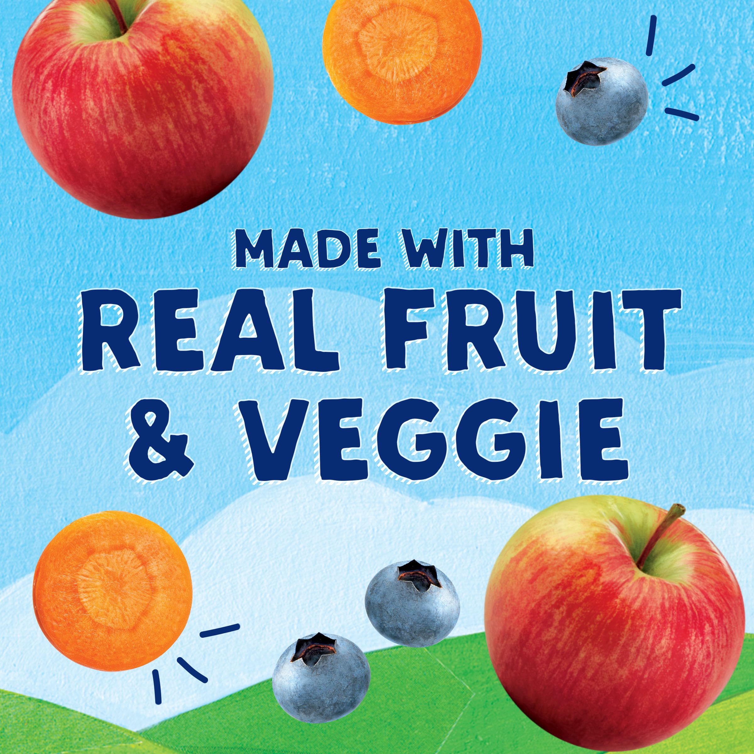 Stonyfield Organic Kids Zero Grams Added Sugar Blueberry Apple Carrot Whole Milk Yogurt 3 5 oz Pouches 4 — view 4