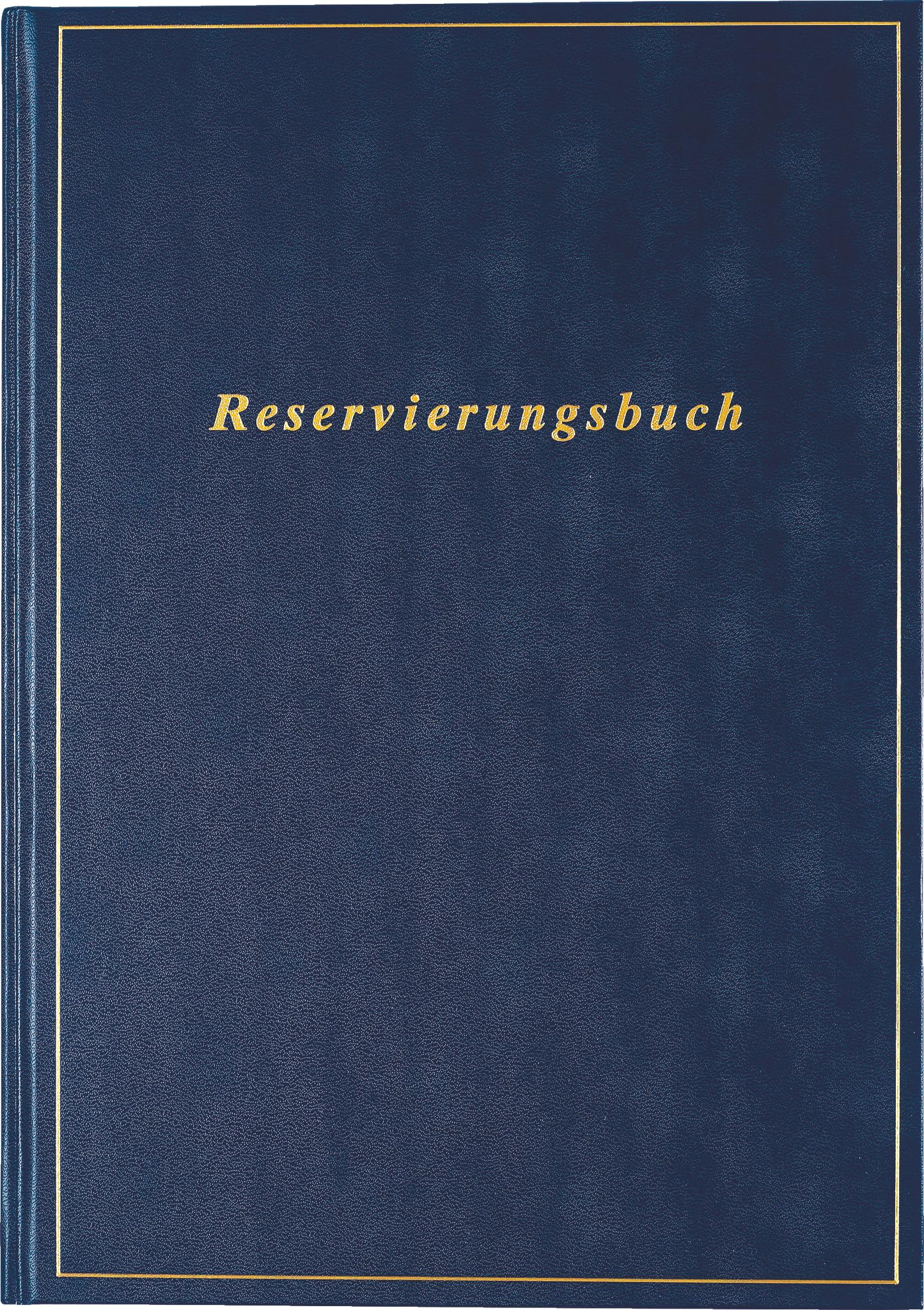 rido/idé Reservation Book (2025), 2 Pages = 1 Day, A4, 816 Pages, Balacron Cover, Dark Blue