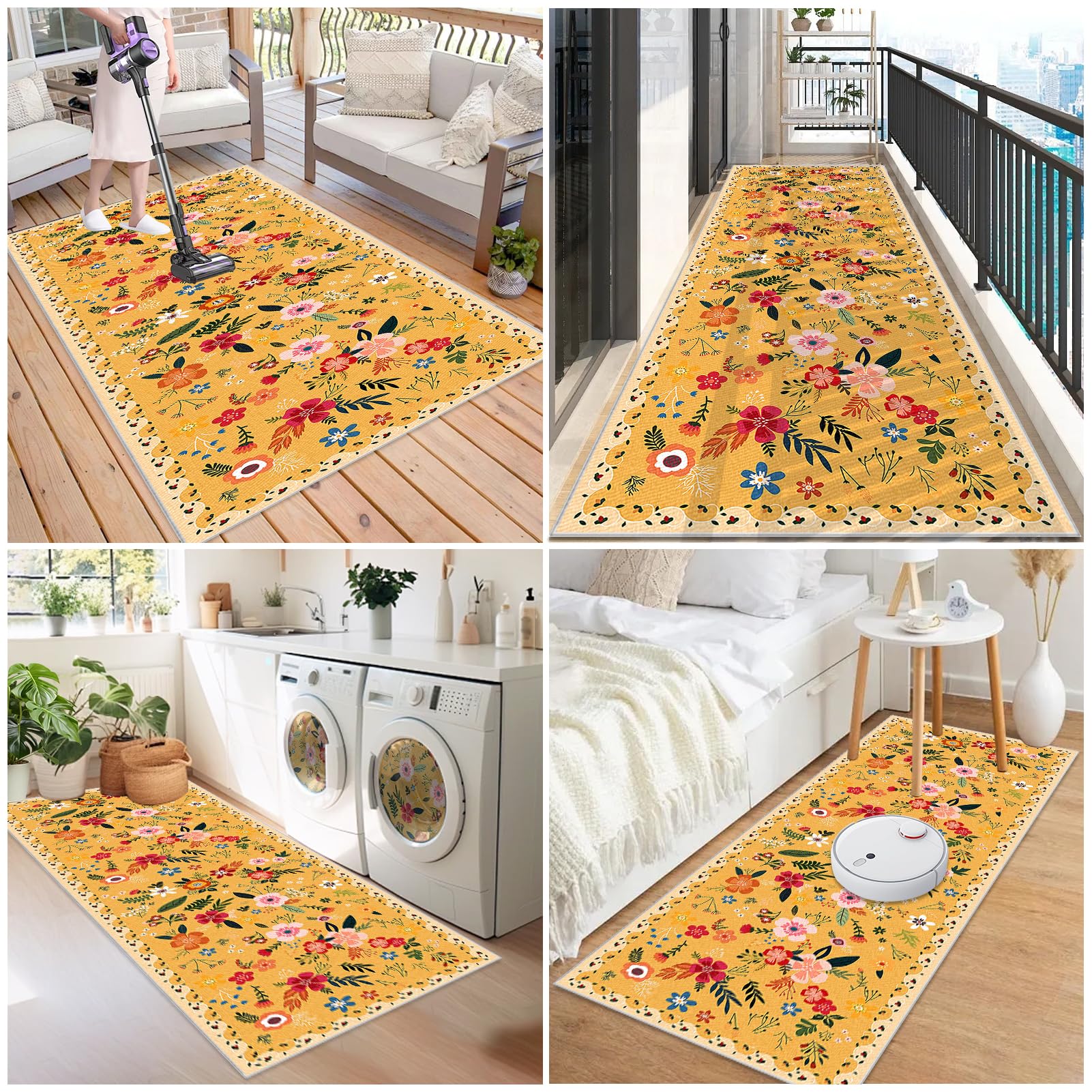 Dywan chodnik do przedpokoju kuchennego antypoślizgowy zmywalny 70 x 500 cm dywanik kuchenny dywanik wejściowy do wnętrza chodnik chodnik do kuchni dywan salon krótkie futro dywan sypialnia