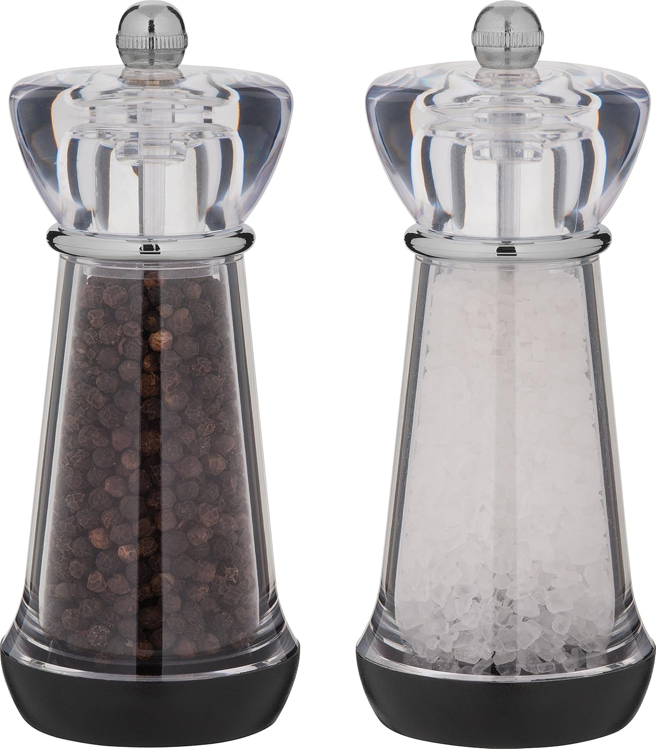 Trudeau Maison Classic Clear 6 inch Pepper Mill with