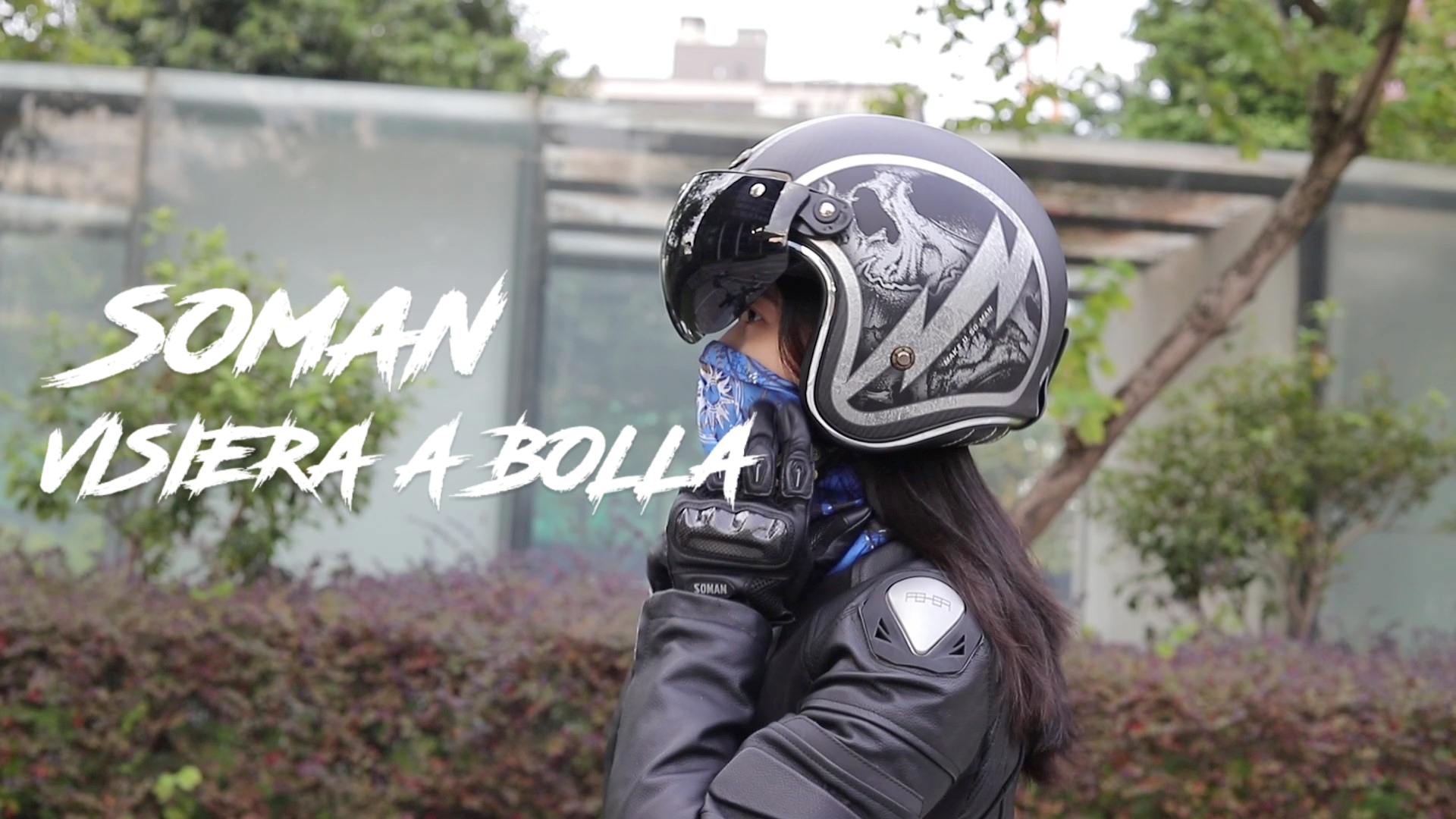 Visiera Per Casco Moto Aumotop - Universale 3 Bottoni, Anti-UV, 6 Colori