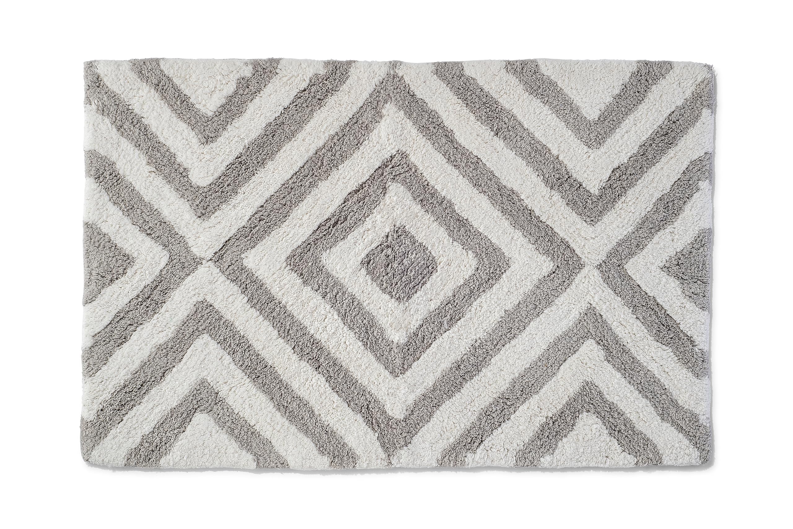 B&Q -  Soft Tribal Stone Bath Mat 80 X 50Cm