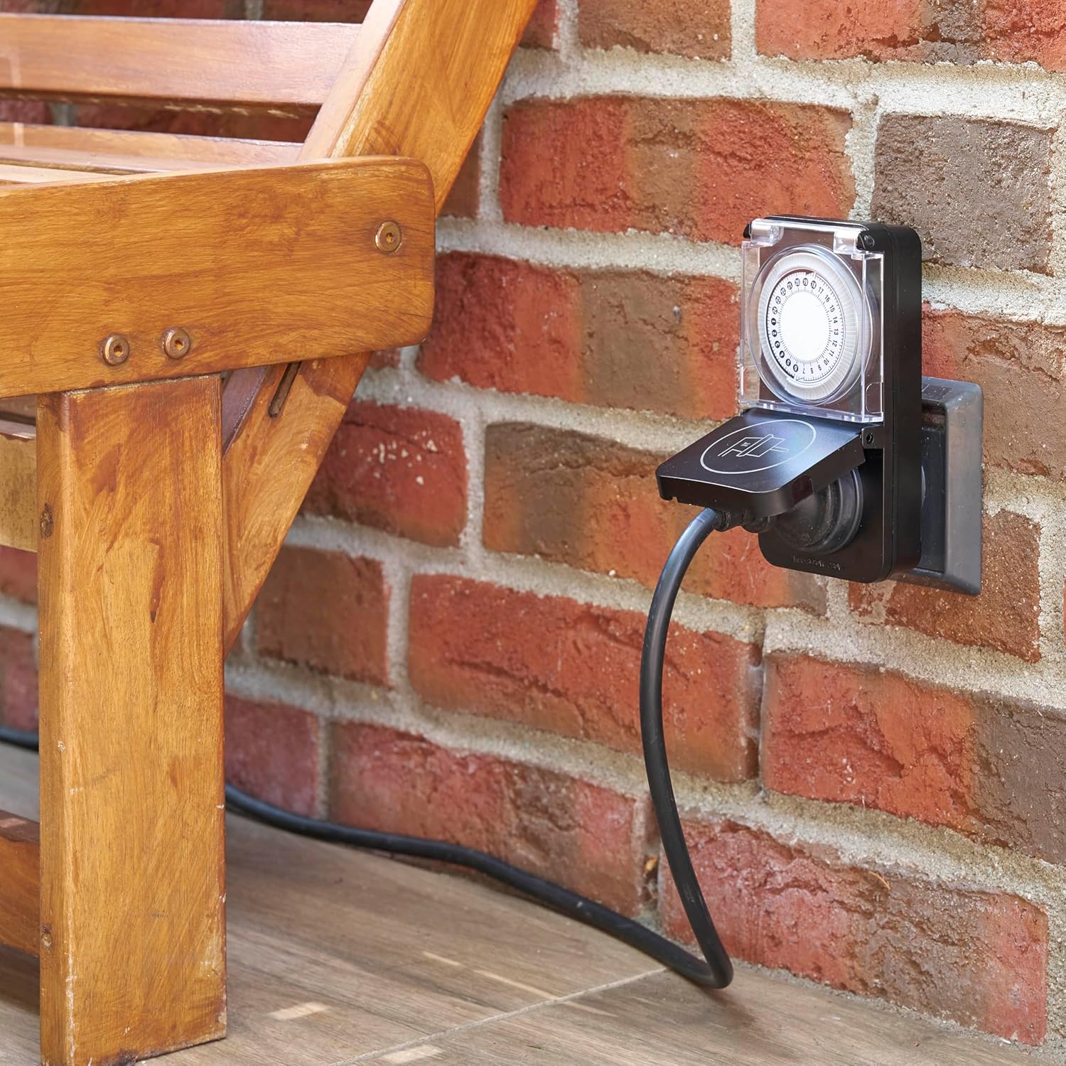 Northpoint Automatic Electrical Timer in an outdoor setting