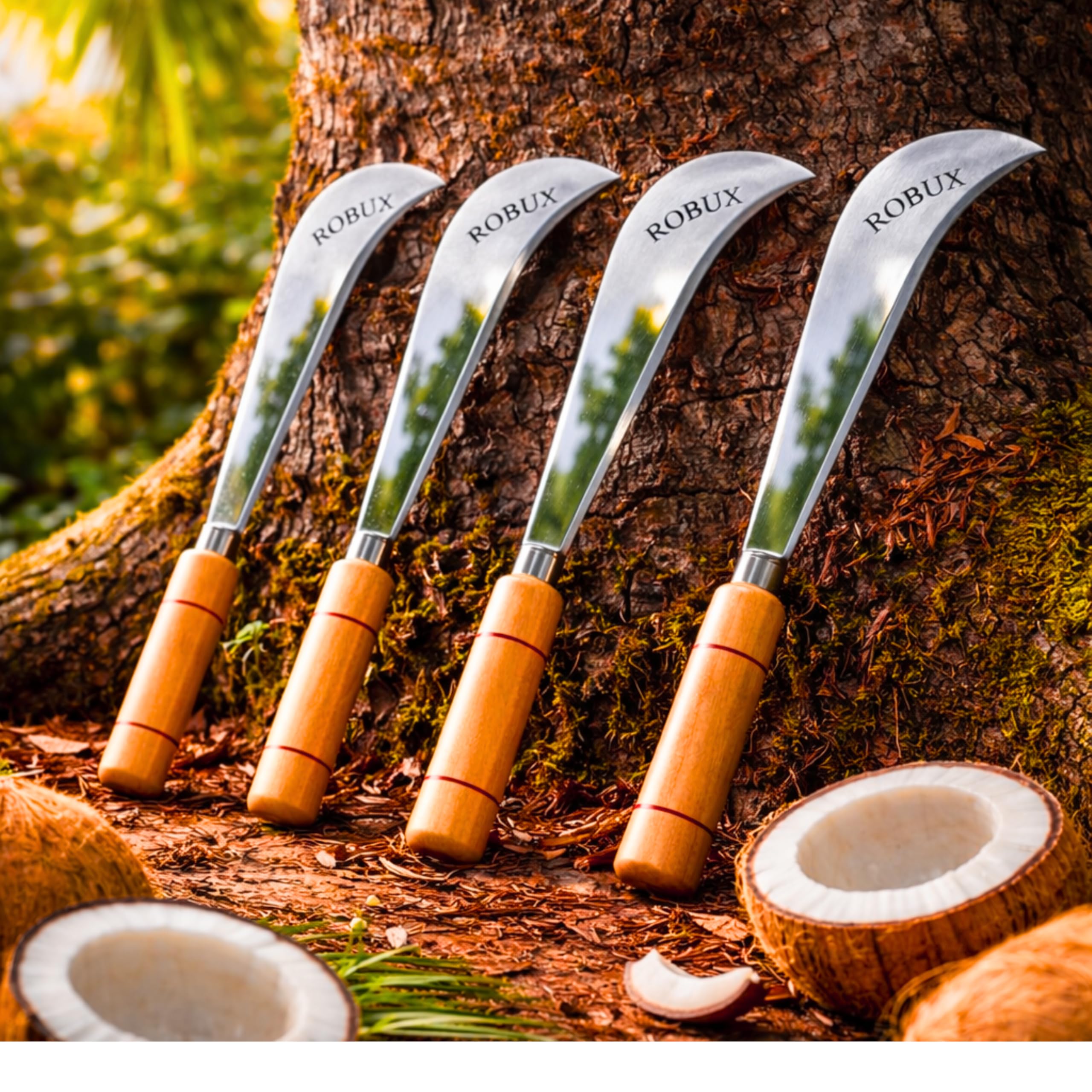 ROBUX Billhook Knife - Handmade Coconut Cutter -9