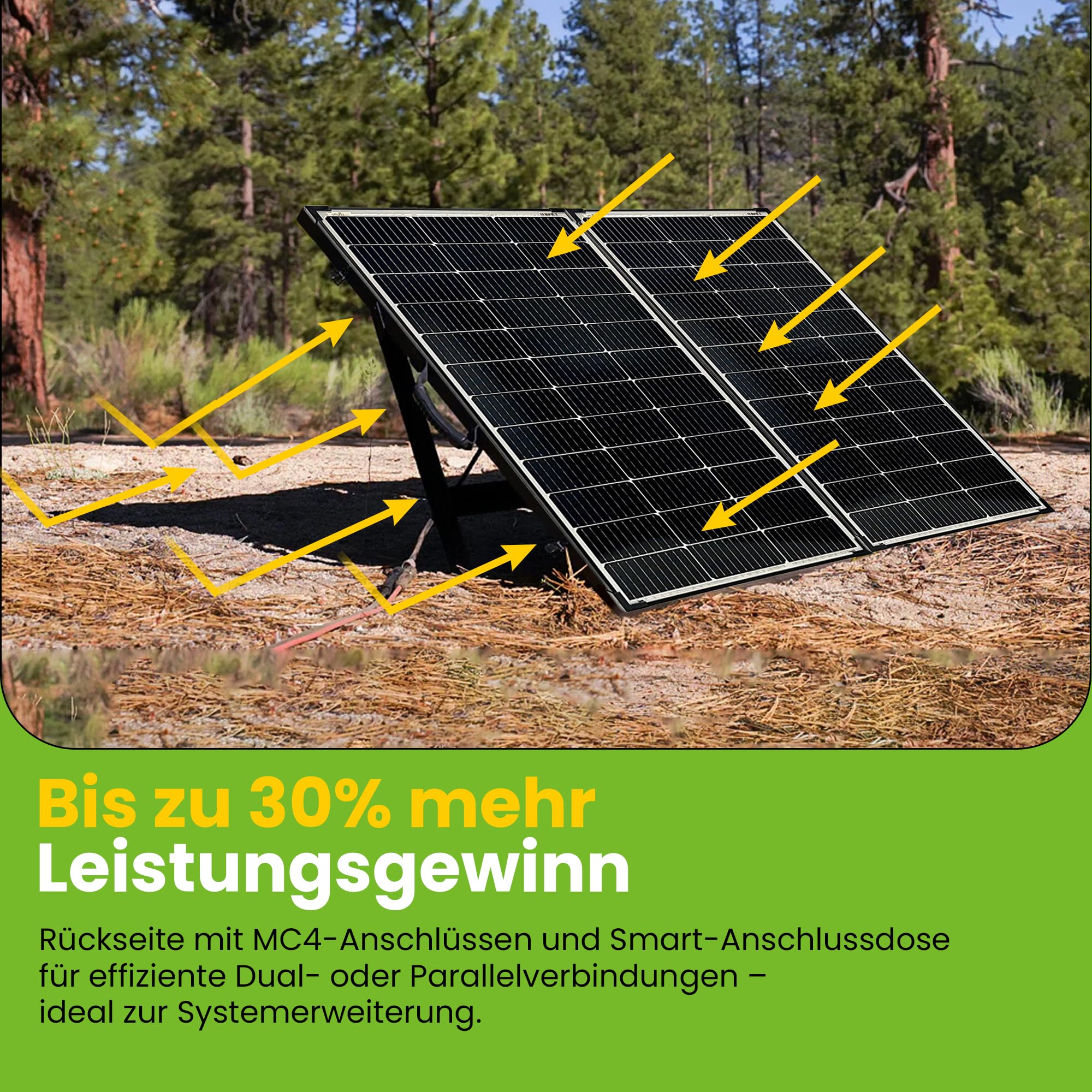 Offgridtec Autark XL-Master 300W Solaranlage - 1500W AC Leistung 154Ah AGM Akku