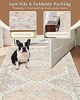 Vista 7 de Madane Alfombra Pasillera Lavable - Alfombras Pasilleras 2x6 para Pasillos de 6 Pies Antideslizante Vintage Alfombra Pasillera de Cocina
