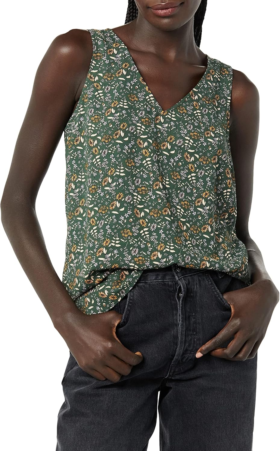 Amazon Essentials Women's Regular-Fit Sleeveless Layering Tank Top (Available in Plus Size) - Image 4