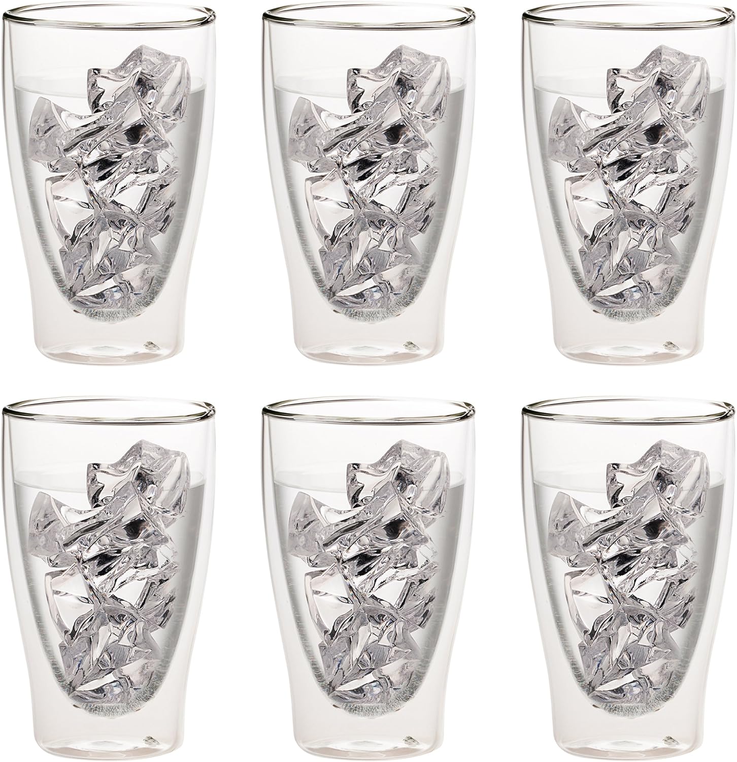 Levivo DoubleWalled Thermal Glass 400 ml, perfect as a coffee glass or tea glass, handblown