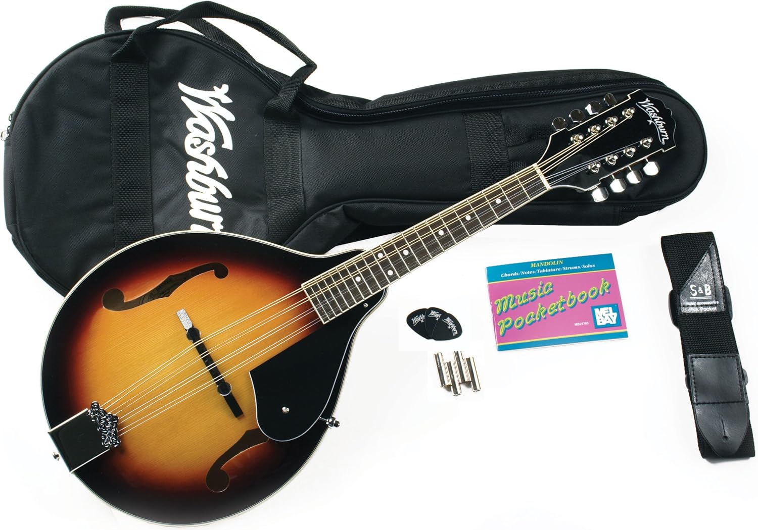 Washburn Americana M1-Pack with Gig Bag, Mandolin