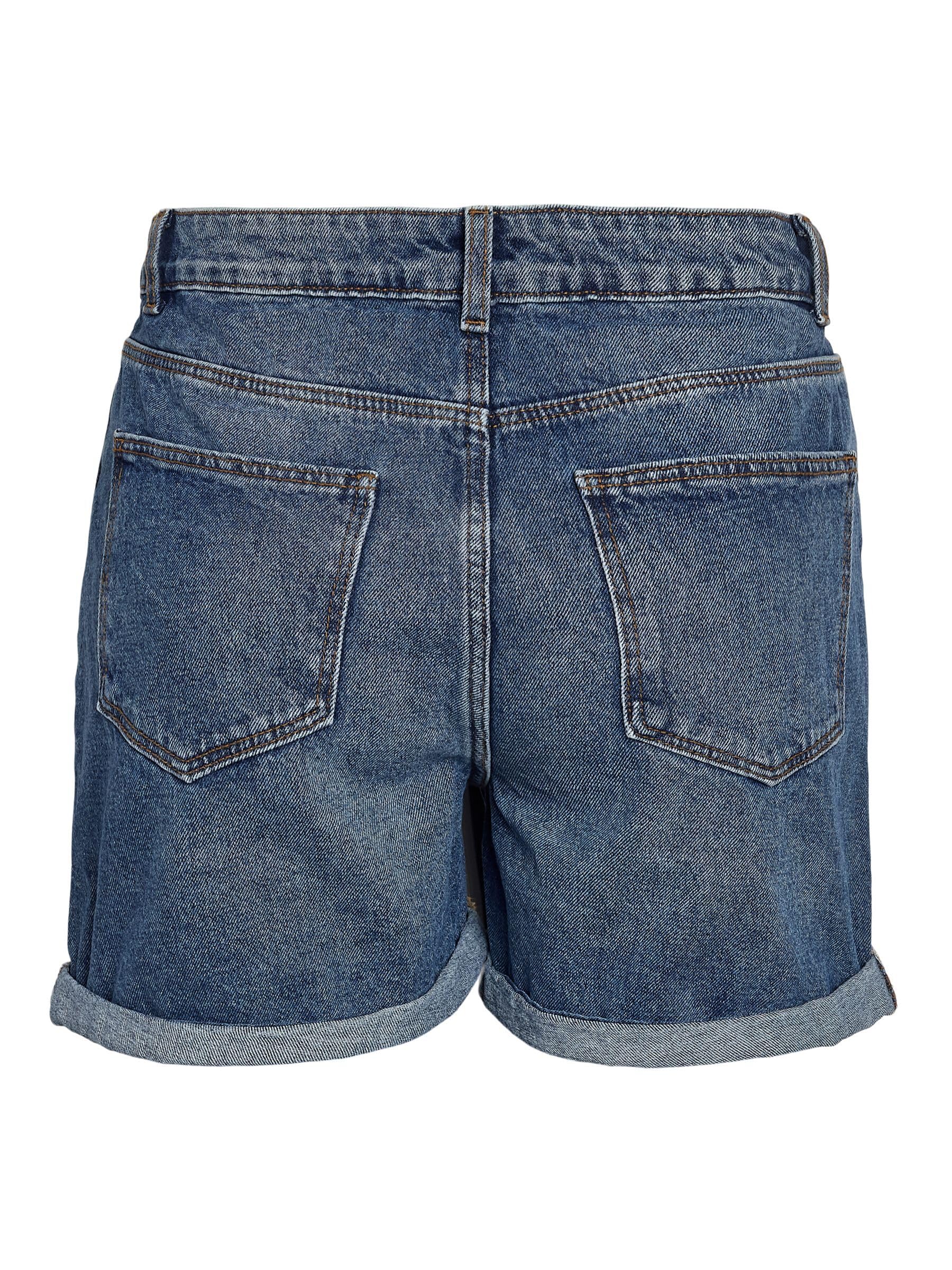 NOISY MAY Smiley Mujer Pantalones Cortos Azul