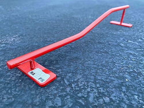 Miniatura 2 de Riel profesional para diapasón hecho de 100% acero sólido para ser utilizado con tablas de diapasón, rampas para diapasón, gran adición para parques