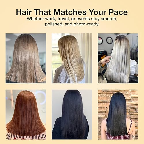 Vista 11 de Tratamiento Capilar de Queratina Control de Frizz Crema Alisadora de Salón de Larga Duración para Todo Cabello Rizado Seco Dañado Sin Frizz