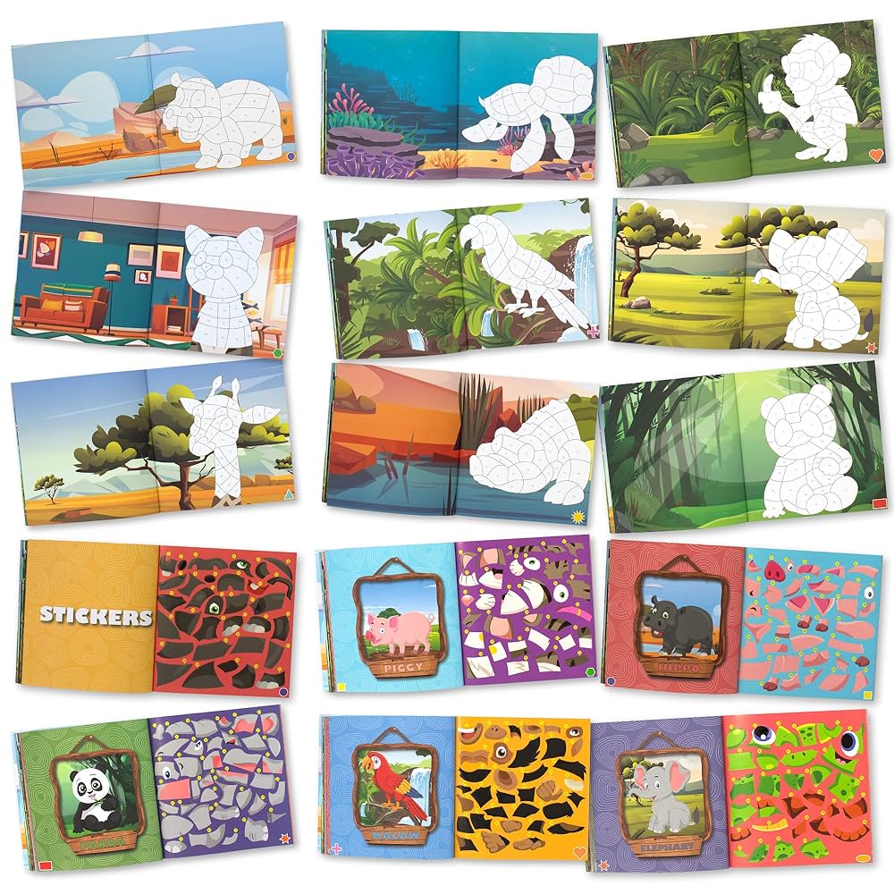 洋書 Look for the Differences Sticker Fun Book 洋書 Look for the Differences Sticker Fun Book 洋書 Look for