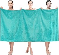 Vista 66 de American Soft Linen Juego de toallas de lujo de 6 piezas, 2 toallas de baño, 2 toallas de mano y 2 toallas pequeñas, toallas turcas 100% algodón