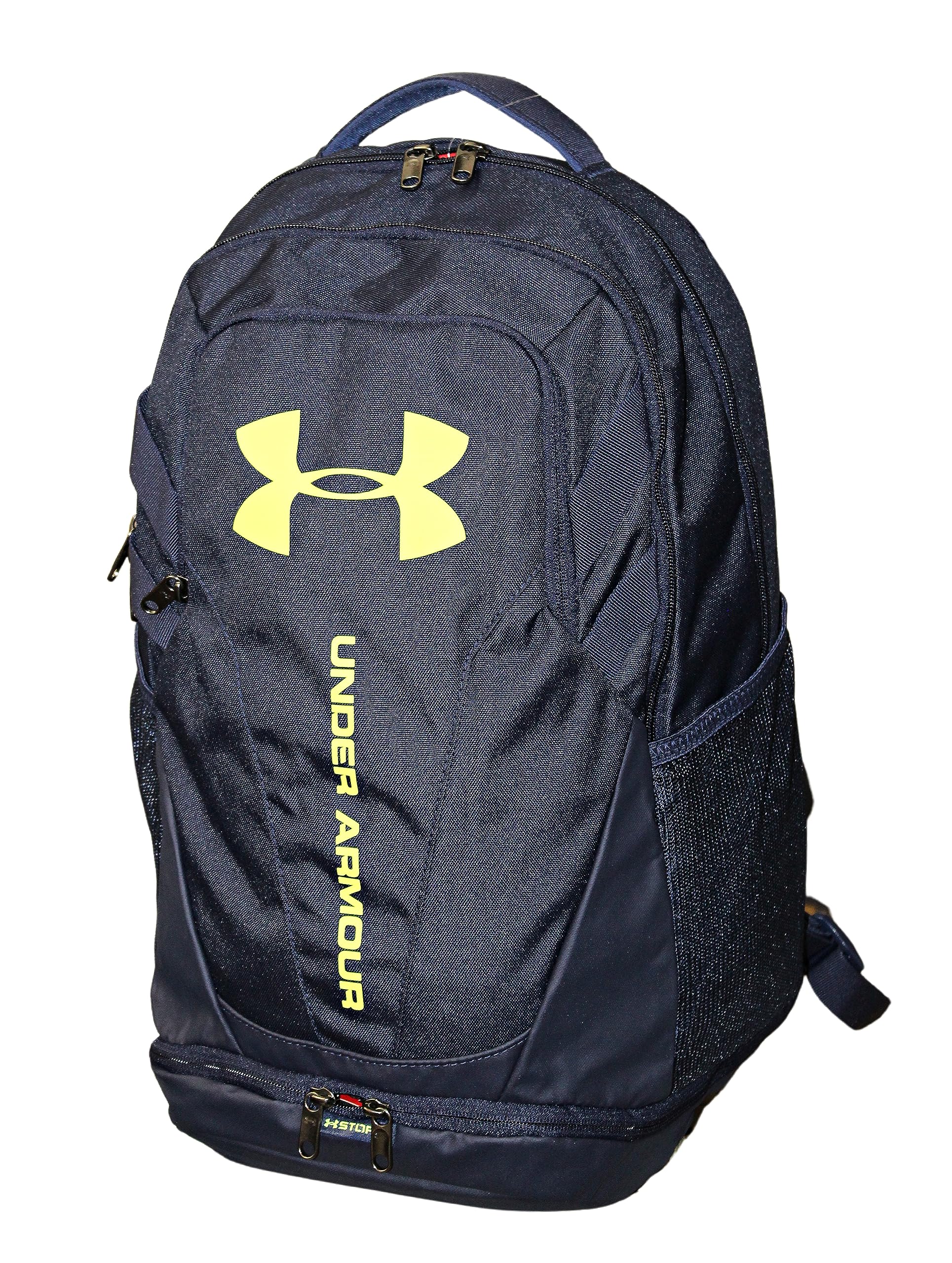 Under Armour Men's UA Hustle 3.0 Backpack (Naval Academy/Lime 417)
