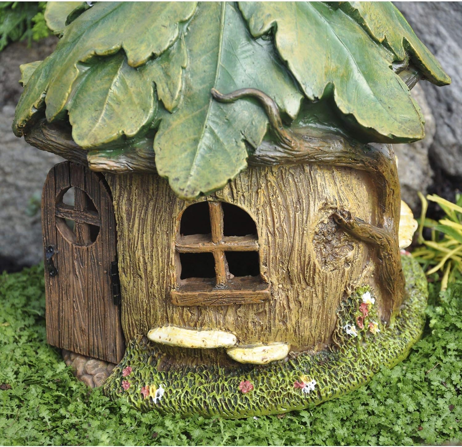 Miniature Forest House Fairy Gnome Cottage - Yard Garden Decor