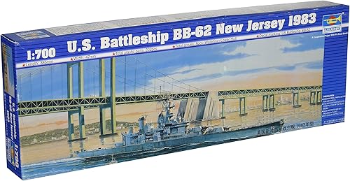 Trumpeter 1700 USS New Jersey BB62 Battleship 1983 Modelo Kit