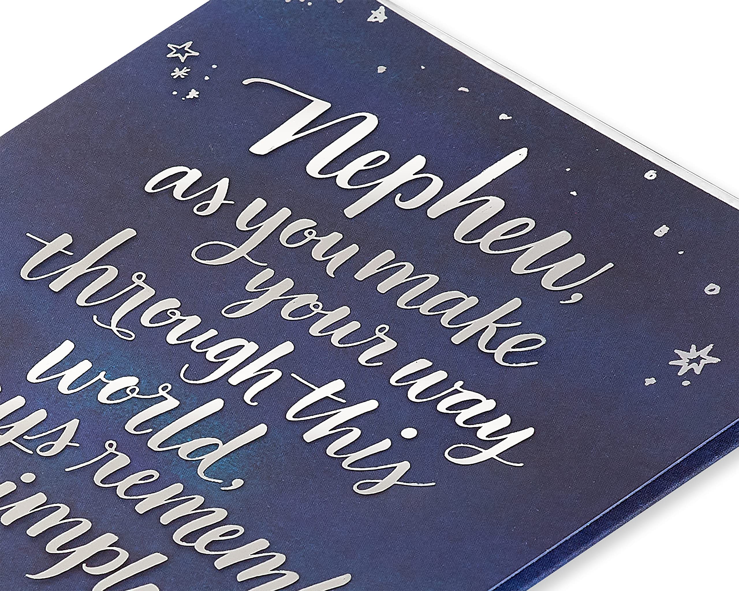 American Greetings Geburtstagskarte Für Neffen – Lustig, Mit Gold & Silber Folie