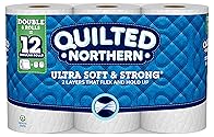 Quilted Northern  Ultra Soft & Strong Double-Roll Toilet Paper, Pack of 6 Double Rolls, Equivalent to 12 Regular Rolls-Packaging May Vary