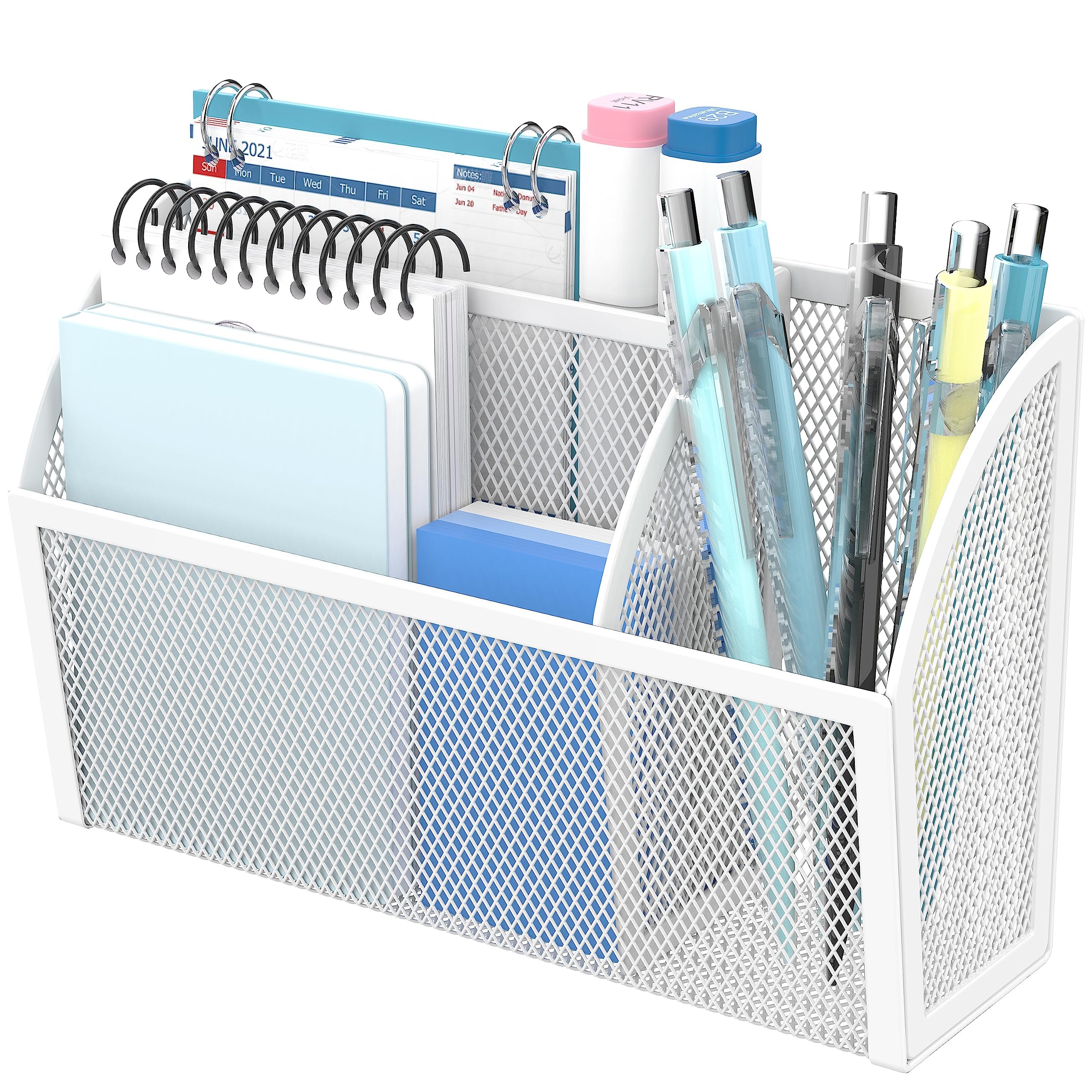 SUPEASY 3-Tier Papier Organizer mit Griff, Mesh Schreibtisch